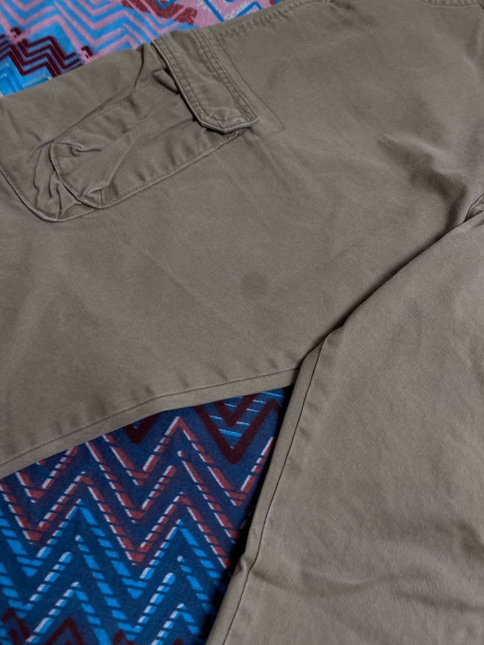 Vintage × Wrangler Wrangler Relaxed Fit Khaki Cargo Pants Size US 36 / EU 52 - 6 Thumbnail