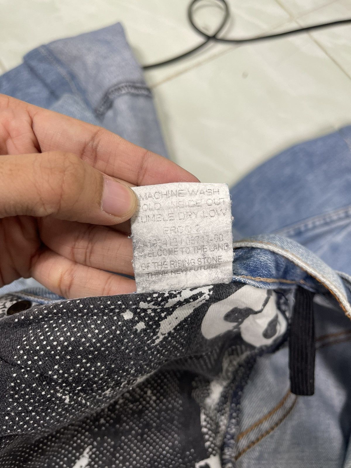 Volcom × Von Dutch Volcom Stone Boardwear Fabric Made In Usa Faded Blue Jeans Size US 32 / EU 48 - 18 Thumbnail