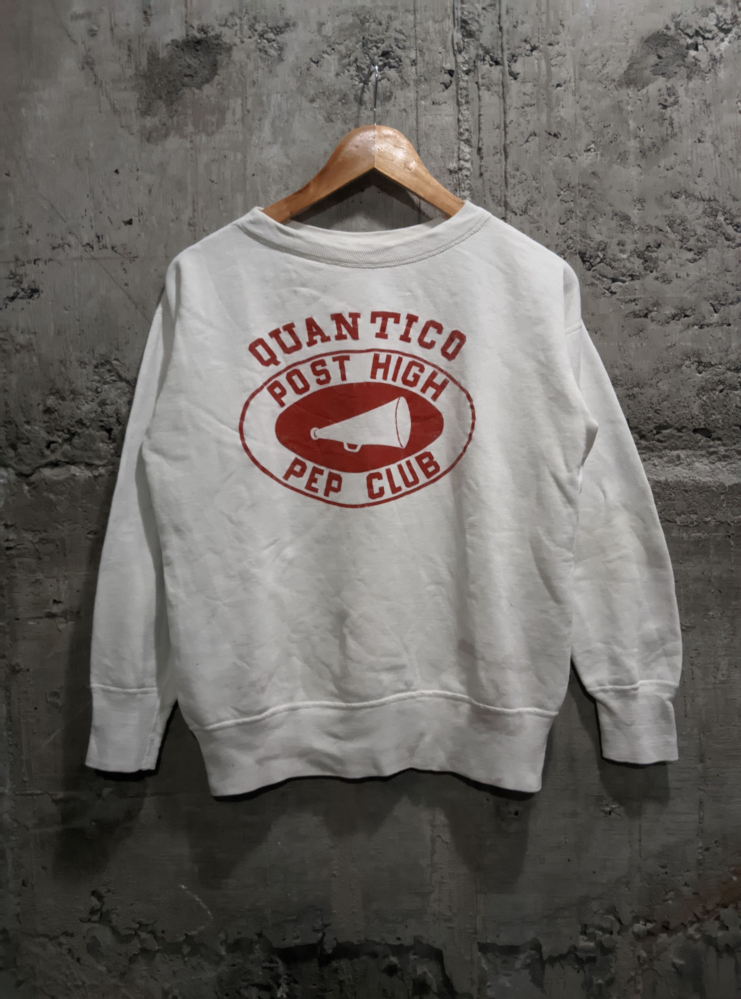 Vintage 50s champion quantico post high sweatshirt