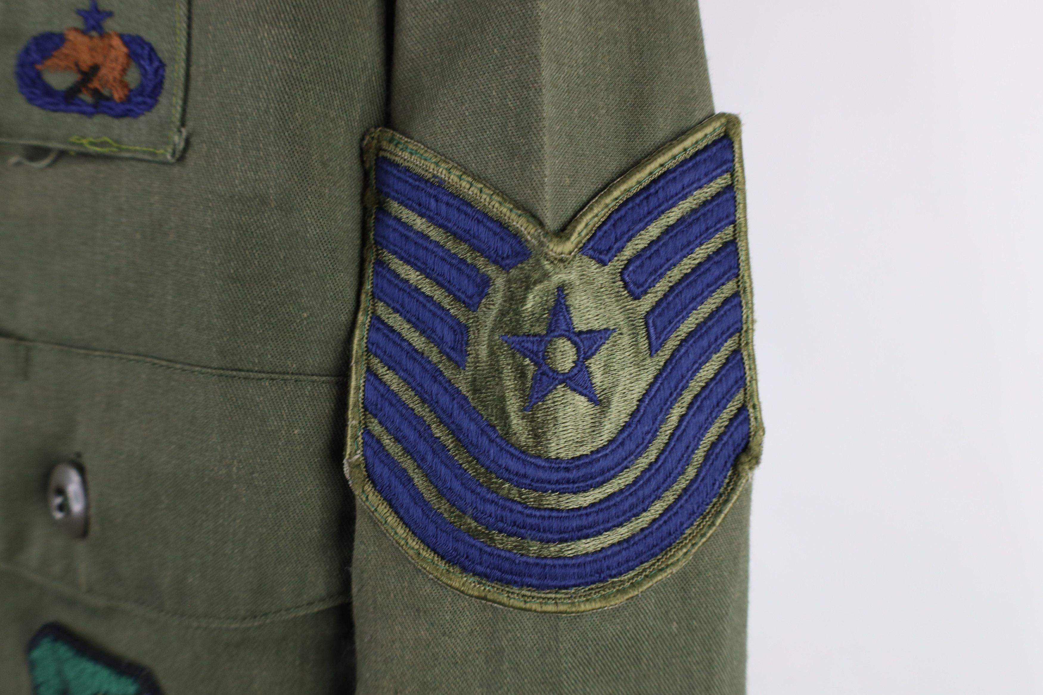 Vintage Vintage 80s US Air Force Military Field Button Shirt USA Size US M / EU 48-50 / 2 - 4 Thumbnail