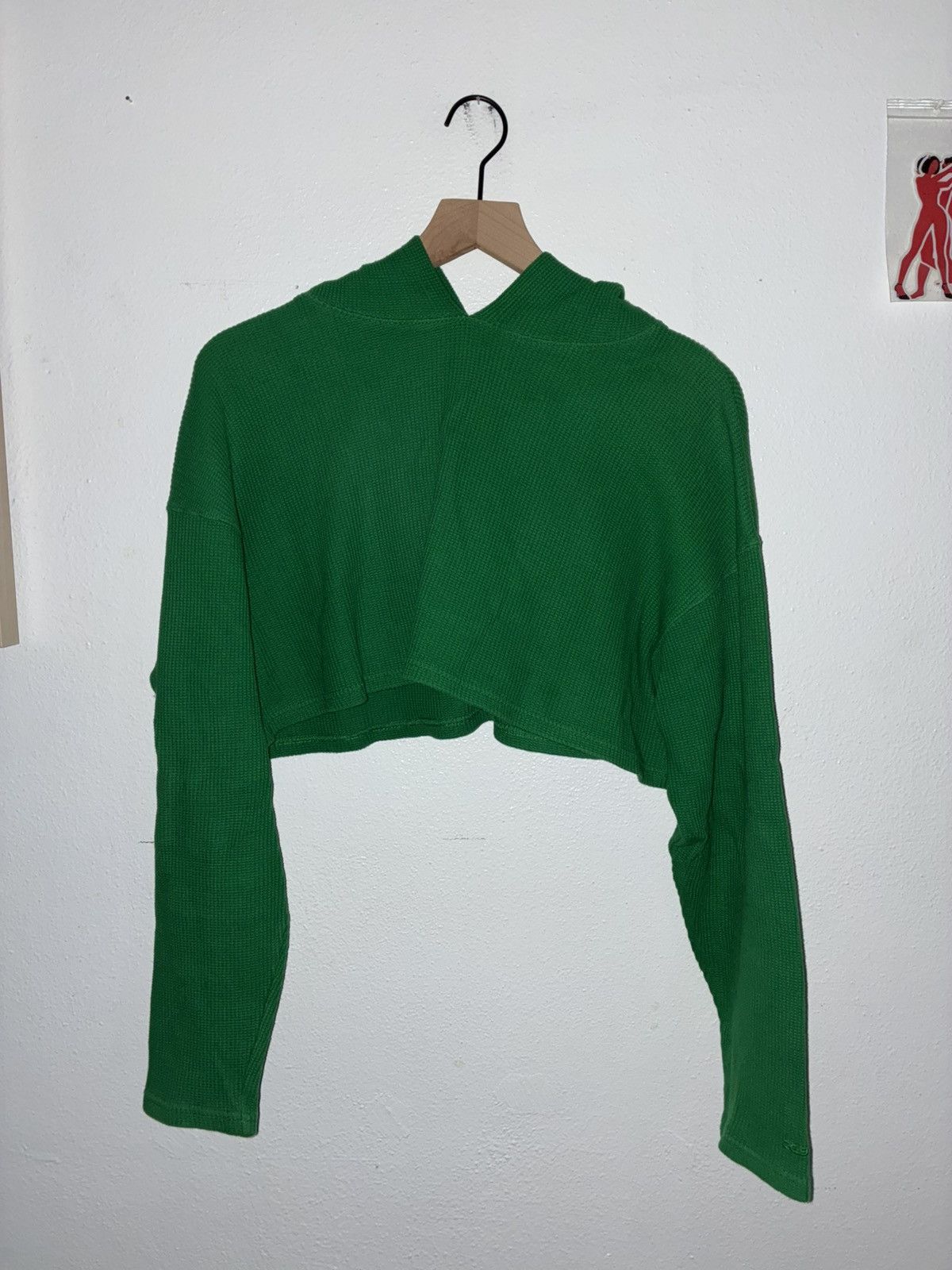 X-Girl Waffle thermal cropped x girl hoodie Size S / US 4 / IT 40 - 1 Thumbnail