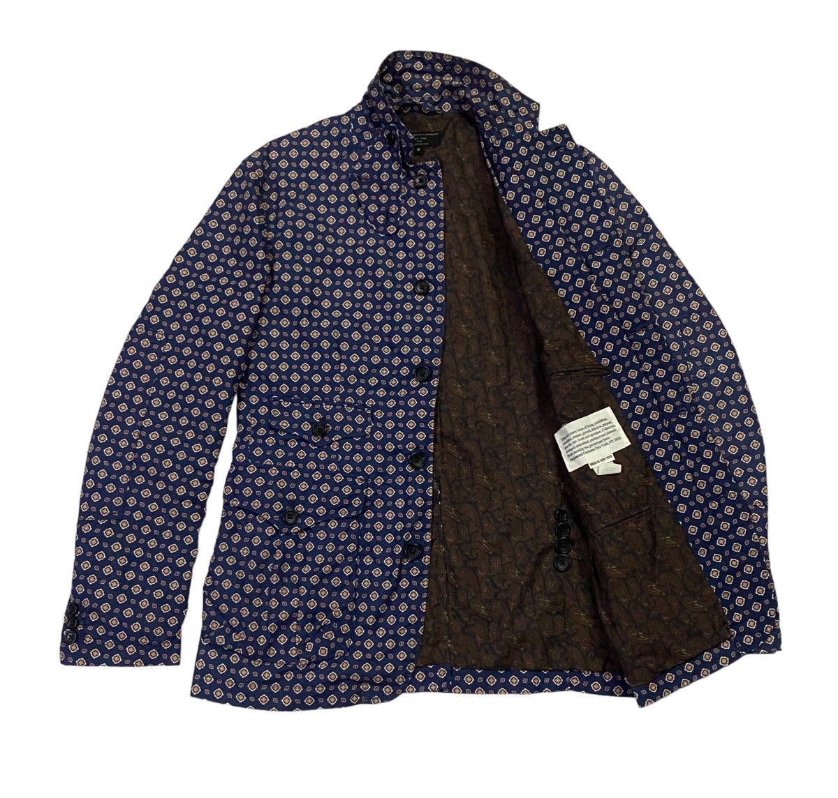 Engineered Garments Engineered Garments Navy Floral Multi-Pocket Jacket/Blazer Size S / US 4 / IT 40 - 19 Thumbnail