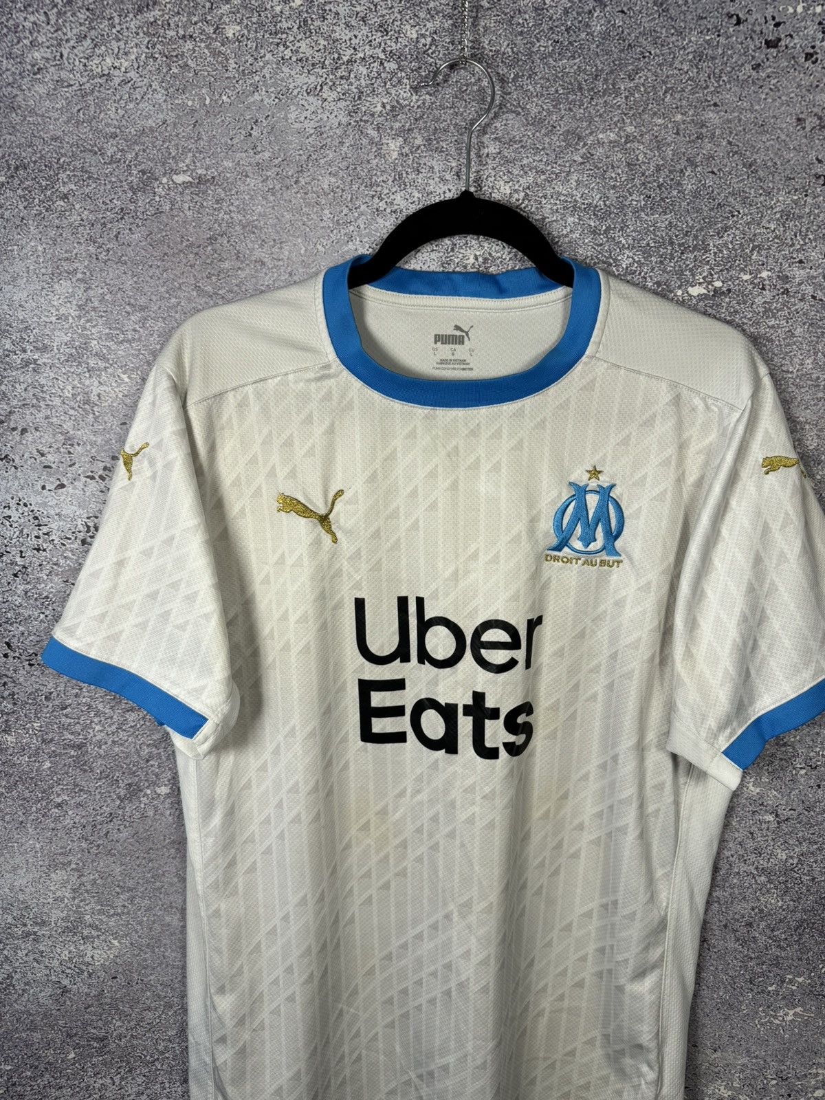 Puma × Vintage Vintage Olympique Marseille 2020/21 Puma Soccer Jersey Large Size US L / EU 52-54 / 3 - 3 Thumbnail