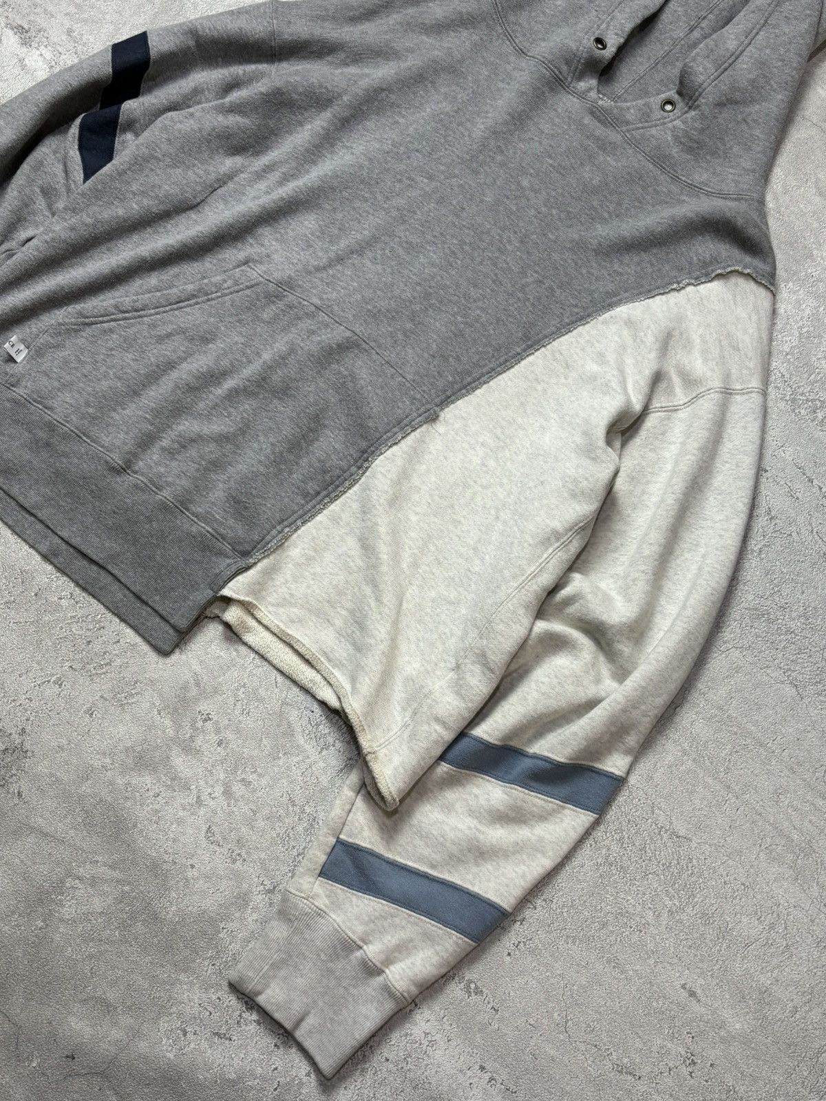 Facetasm Facetasm grey Colorblock hoodie Size US M / EU 48-50 / 2 - 2 Thumbnail
