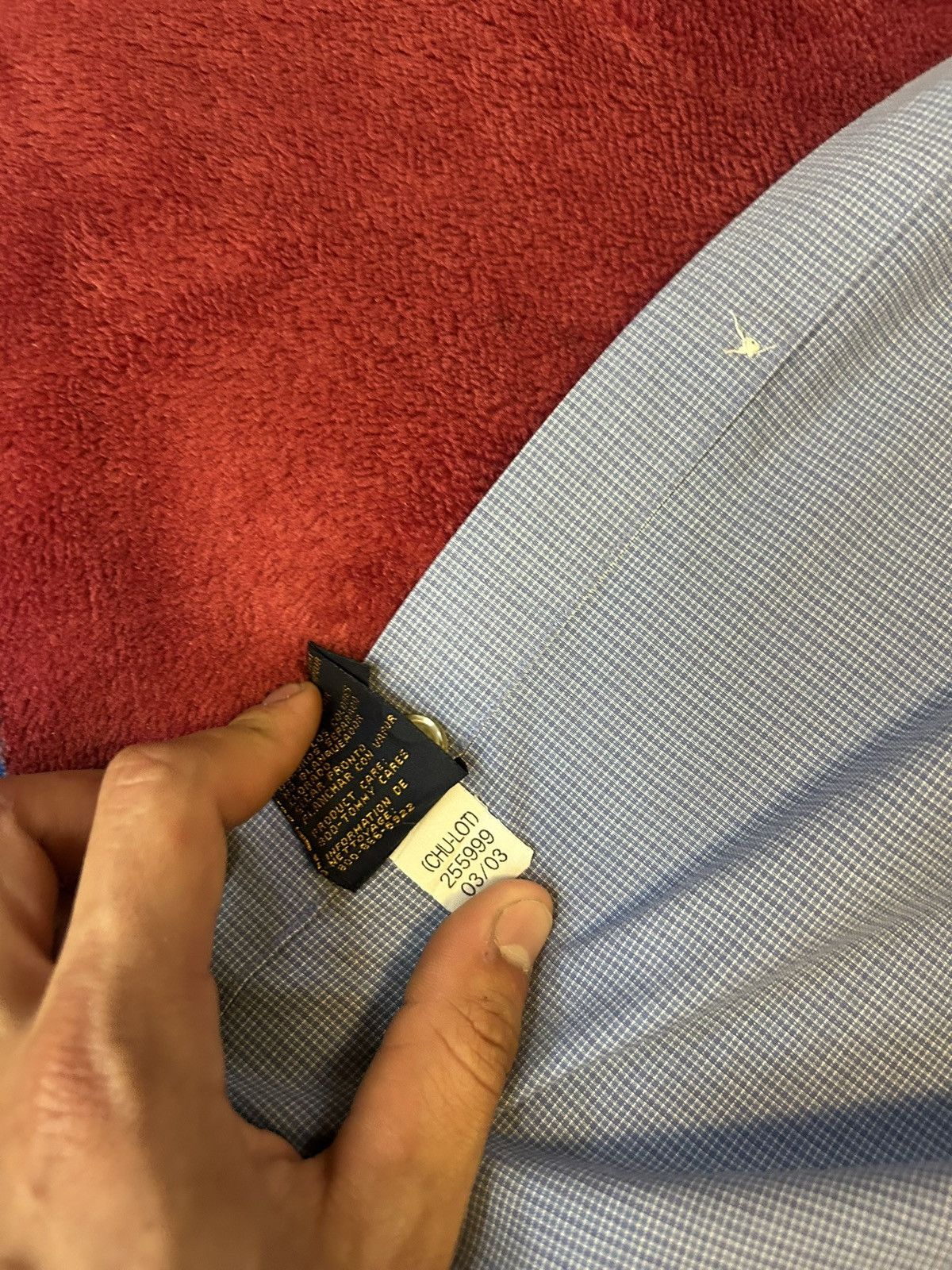 Tommy Hilfiger Tommy Hilfiger Golf Mens Light Blue Short Sleeve Size US L / EU 52-54 / 3 - 3 Thumbnail