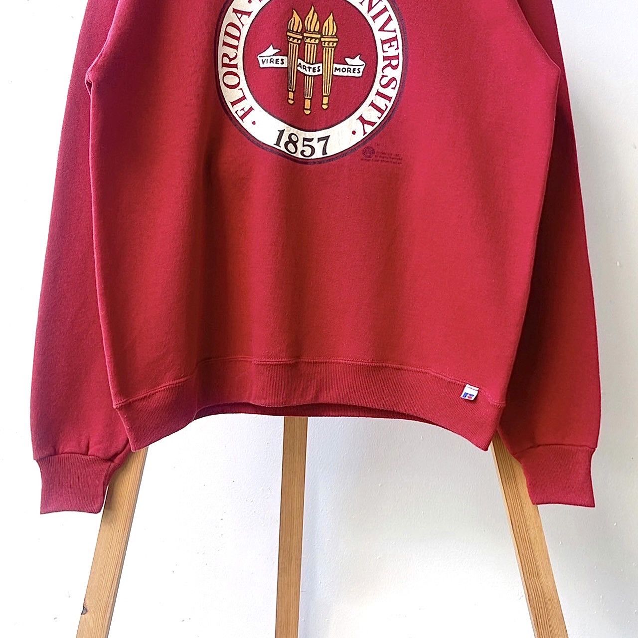 Russell Athletic × Vintage 90s Florida State University FSU Seminoles sweatshirt/ XL Size US XL / EU 56 / 4 - 4 Thumbnail