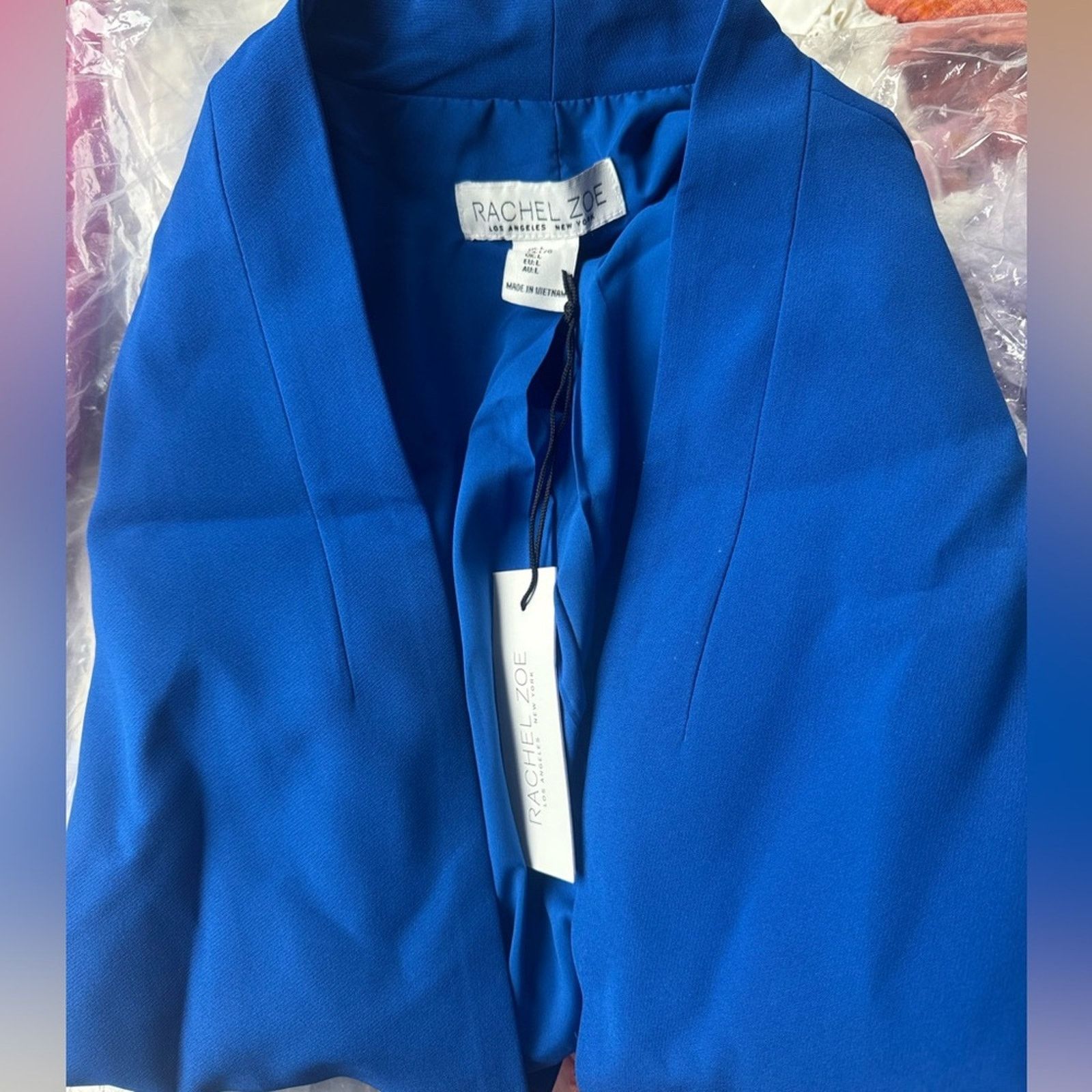 Rachel Zoe RACHEL ZOE Regular Size Power Blazer‎ Size L / US 10 / IT 46 - 3 Thumbnail