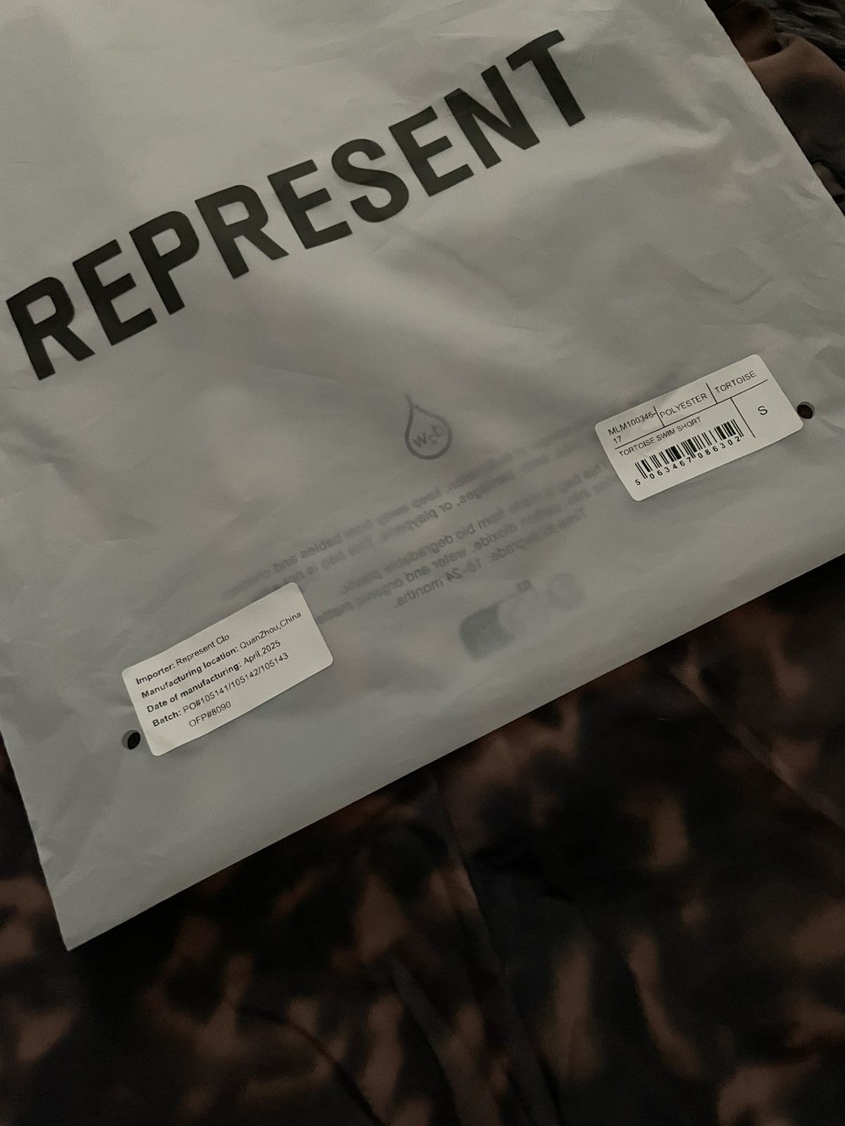 Represent Clo. Tortoise Swim Shorts Size US 32 / EU 48 - 5 Thumbnail
