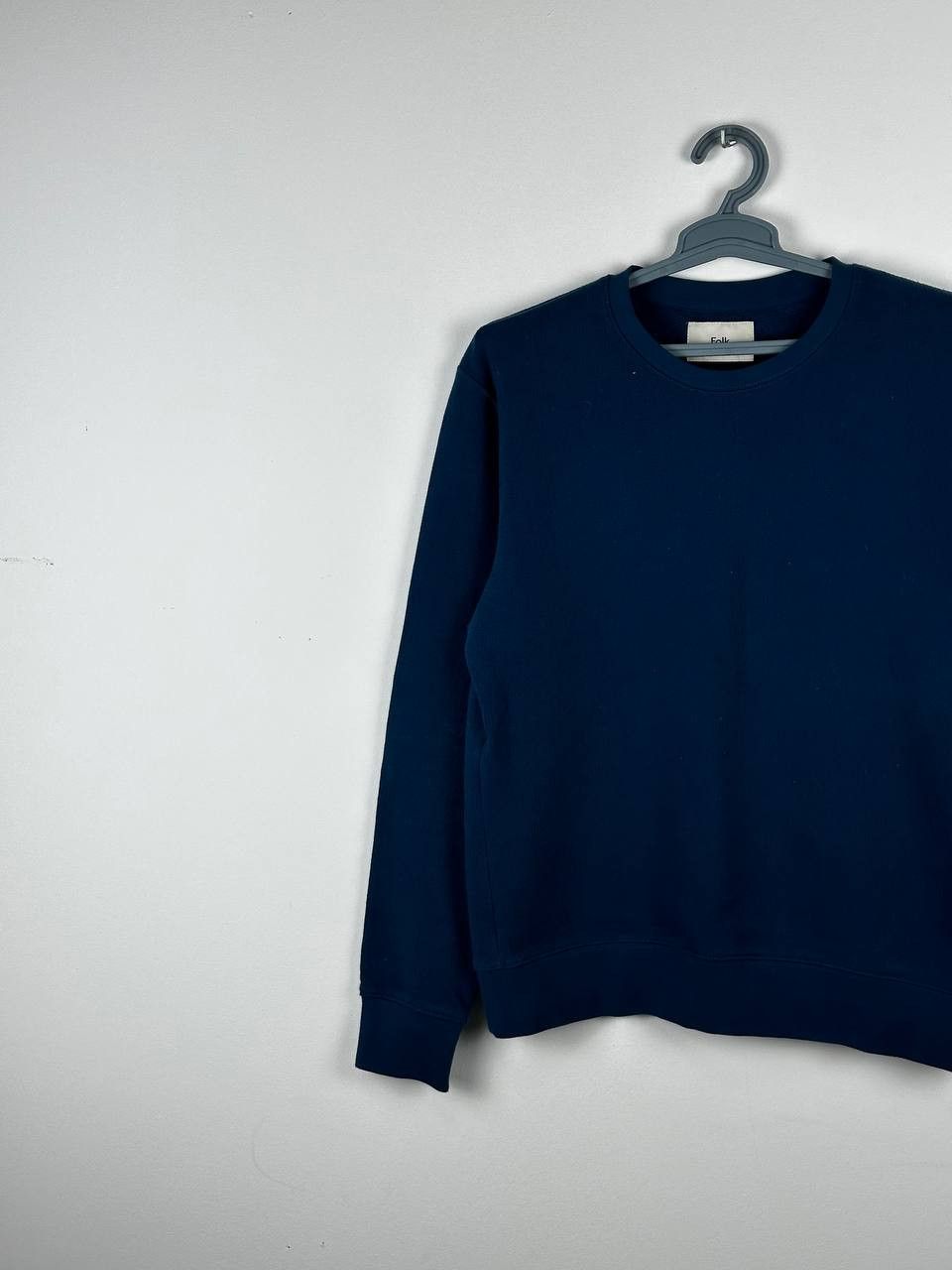 Folk Folk Organic Cotton Blue Basic Sweatshirt Size US L / EU 52-54 / 3 - 2 Thumbnail
