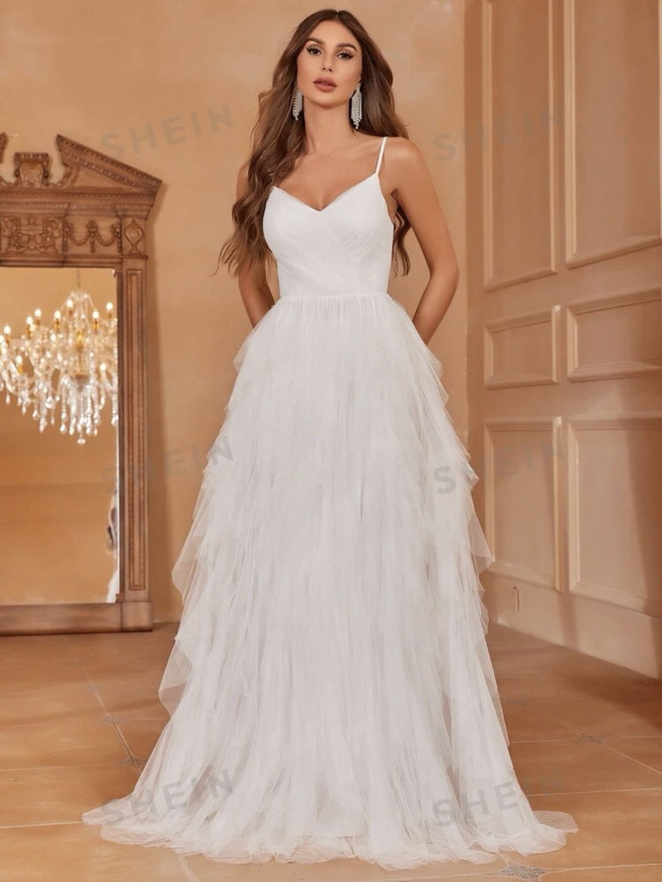 Shein White Ball Gown | Grailed