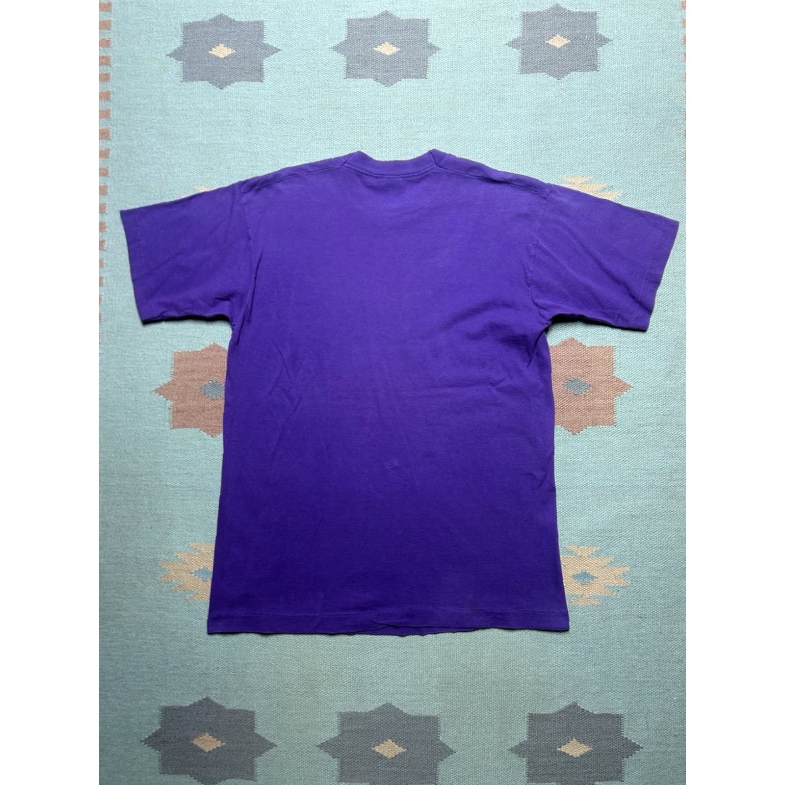 Vintage VINTAGE 90s graphic t shirt god is like religious Jesus tee single stitch Large T-Shirt Mens Purple 90s Boys? Size US L / EU 52-54 / 3 - 8 Thumbnail