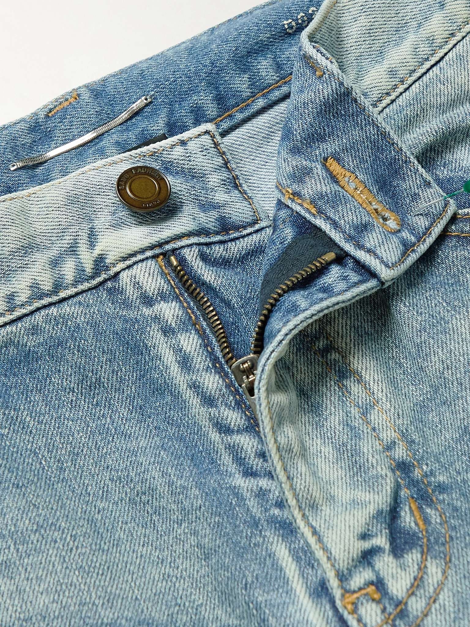 Saint Laurent Paris o1bcso1str0725 Skinny-Fit Distressed Jeans Size US 36 / EU 52 - 5 Thumbnail