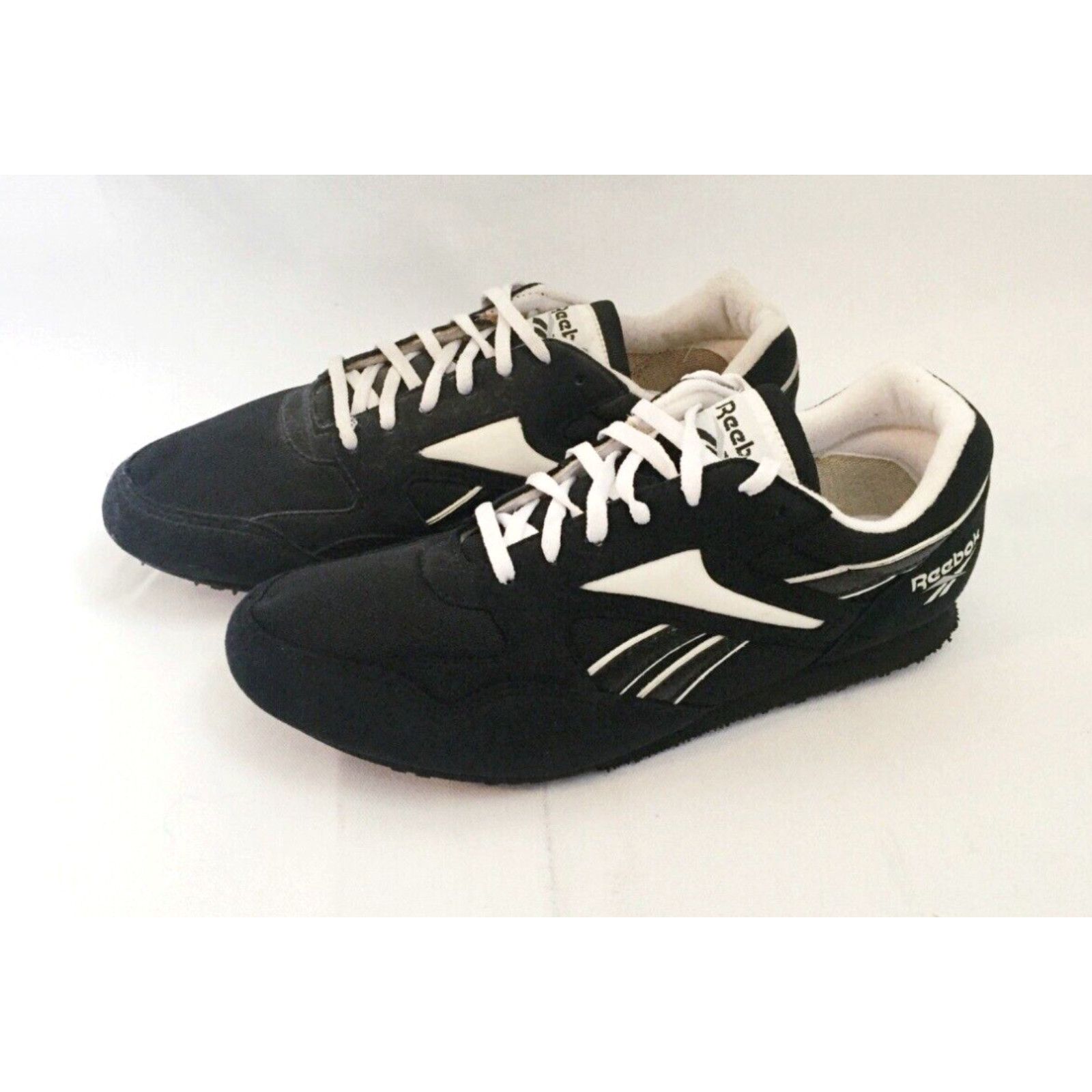 image of Vintage Reebok Athletics Pb Spikes Track Ahoes Mens Size 9.5 Deadstock Nib 1993 in White