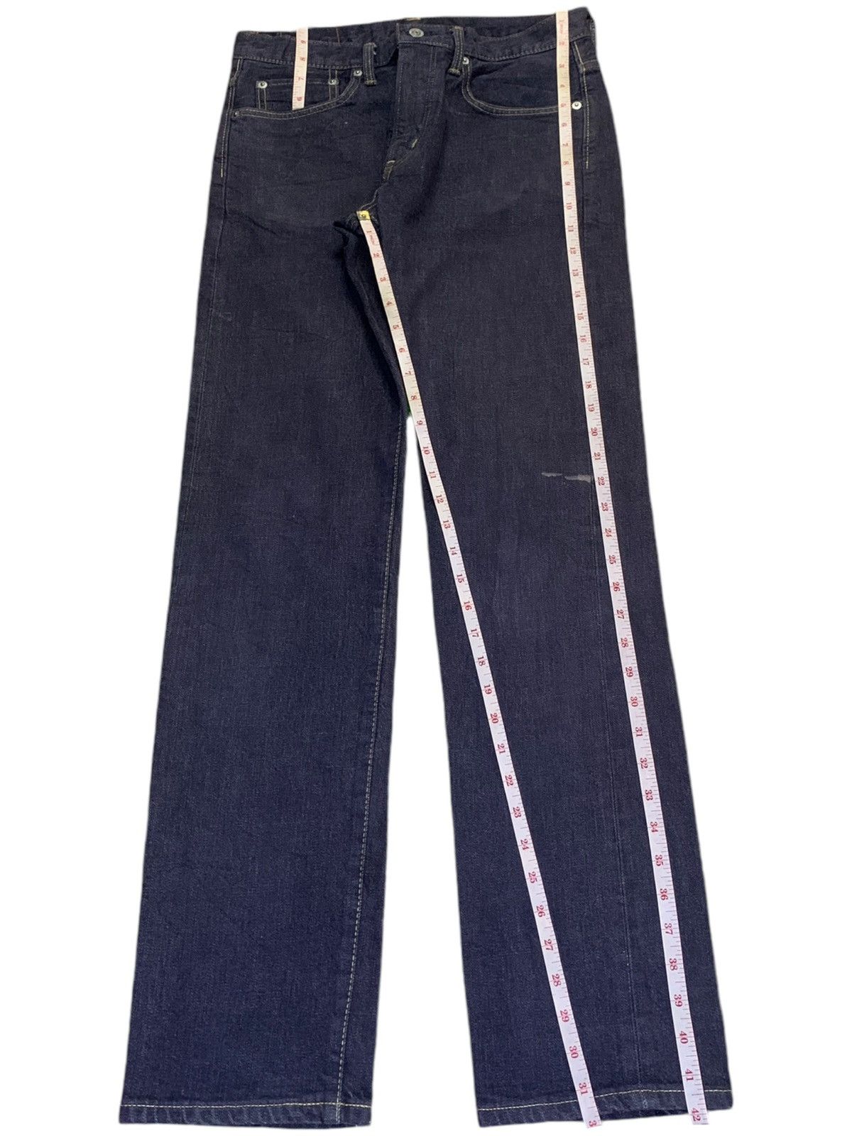 Edwin Vintage Japanese Edwin Raw Denim Selvedge Jeans Size US 31 - 14 Thumbnail
