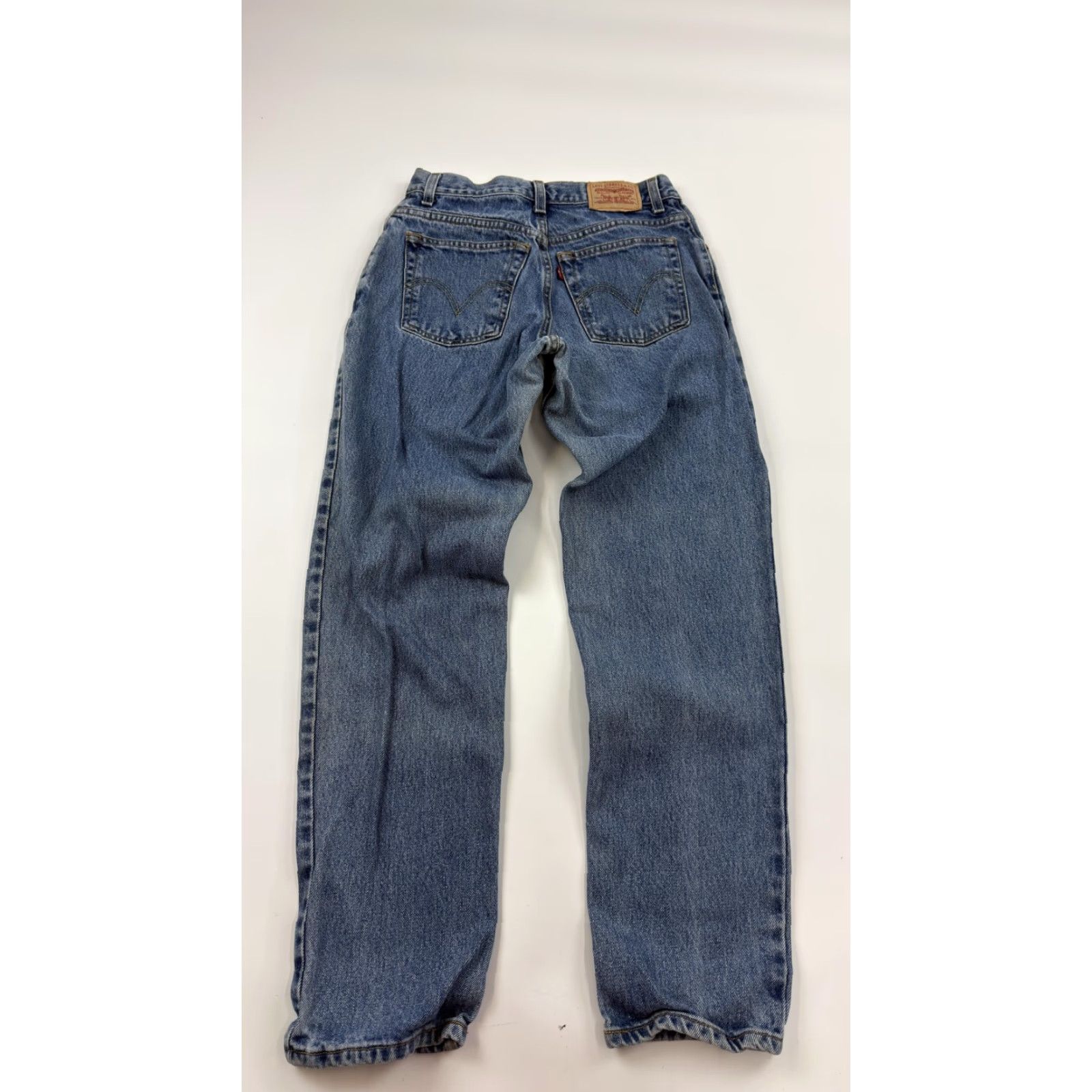 Levi's VINTAGE Levi's 560 Jeans Mens 32x28 Blue Relaxed Tapered Fit Denim Zip Fly Made Mexico Size US 31 - 4 Thumbnail