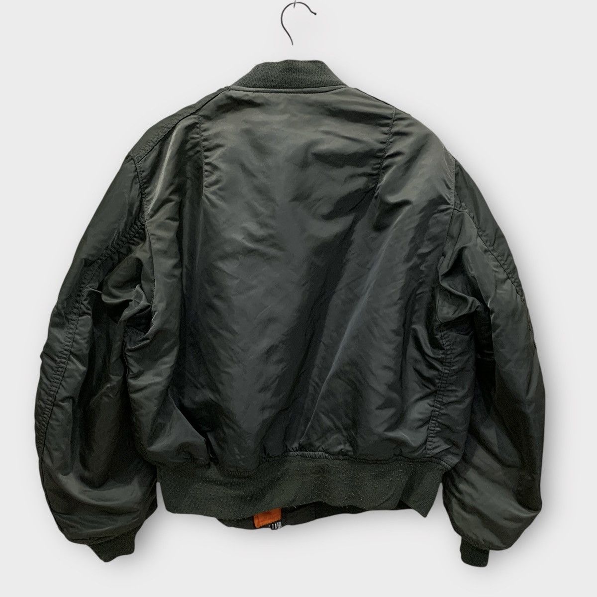 Alpha Industries VINTAGE USAF MA 1 FLIGHT BOMBER JACKET REVERSIBLE MILITARY Size US M / EU 48-50 / 2 - 3 Thumbnail