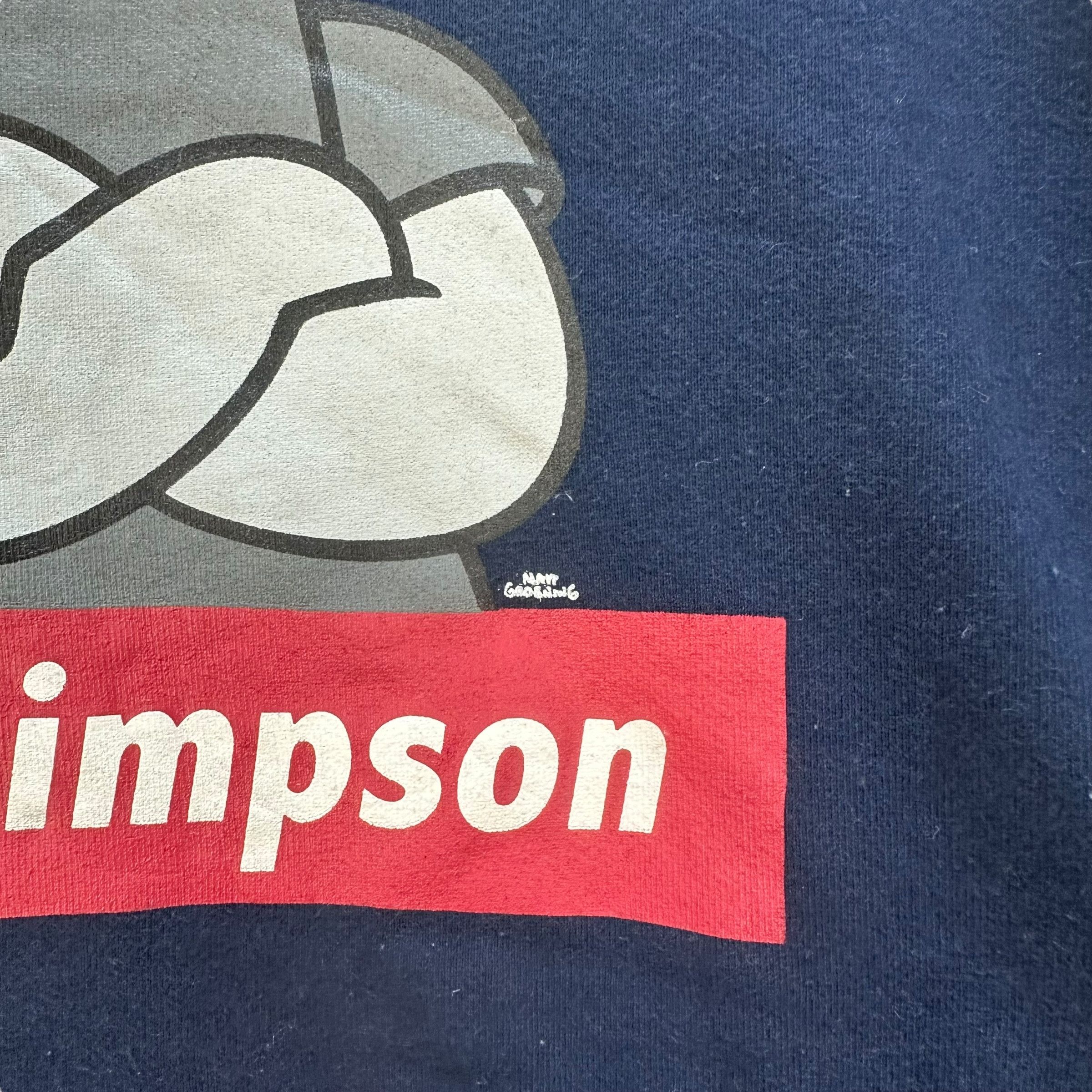 Cartoon Network × The Simpsons BART SIMPSON GRAPHIC PRINT HOODIES #8676-020 Size US M / EU 48-50 / 2 - 4 Thumbnail