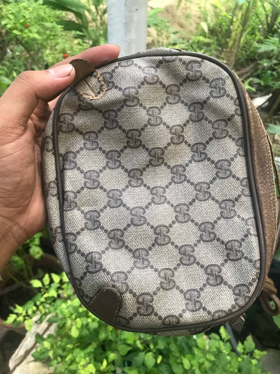 Gucci × Vintage Vintage Gucci GG Supreme Web Sherry Line Shoulder Size ONE SIZE - 10 Thumbnail