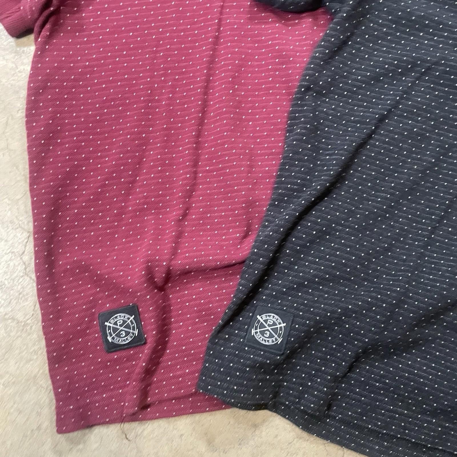 Polo Ralph Lauren X2 U.S Polo Assn. Pro Fit Mens Shirt Red Black Dotted Small Size US S / EU 44-46 / 1 - 4 Thumbnail