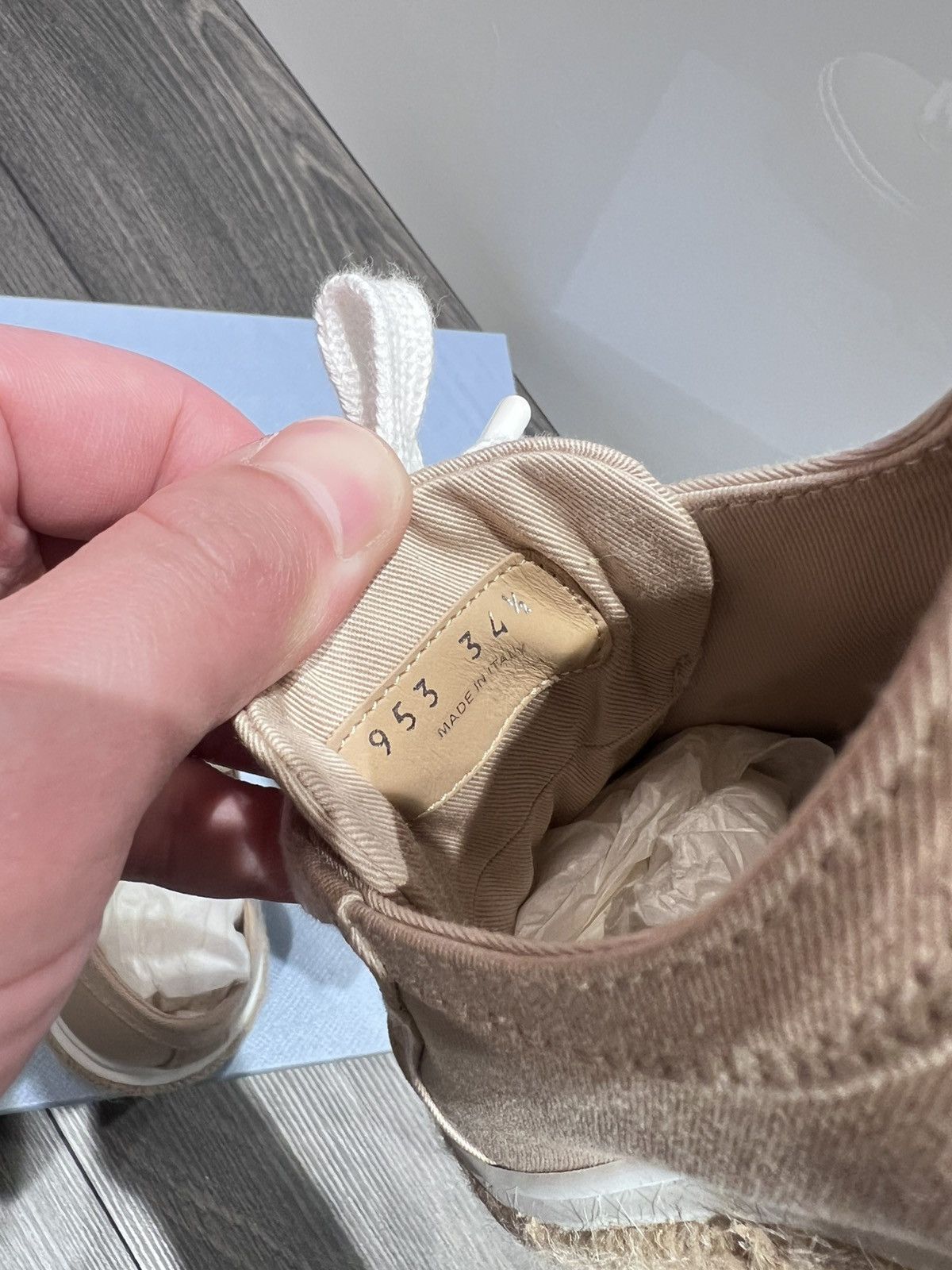 Prada Women’s espadrille platform Size US 4.5 / IT 34.5 - 6 Thumbnail