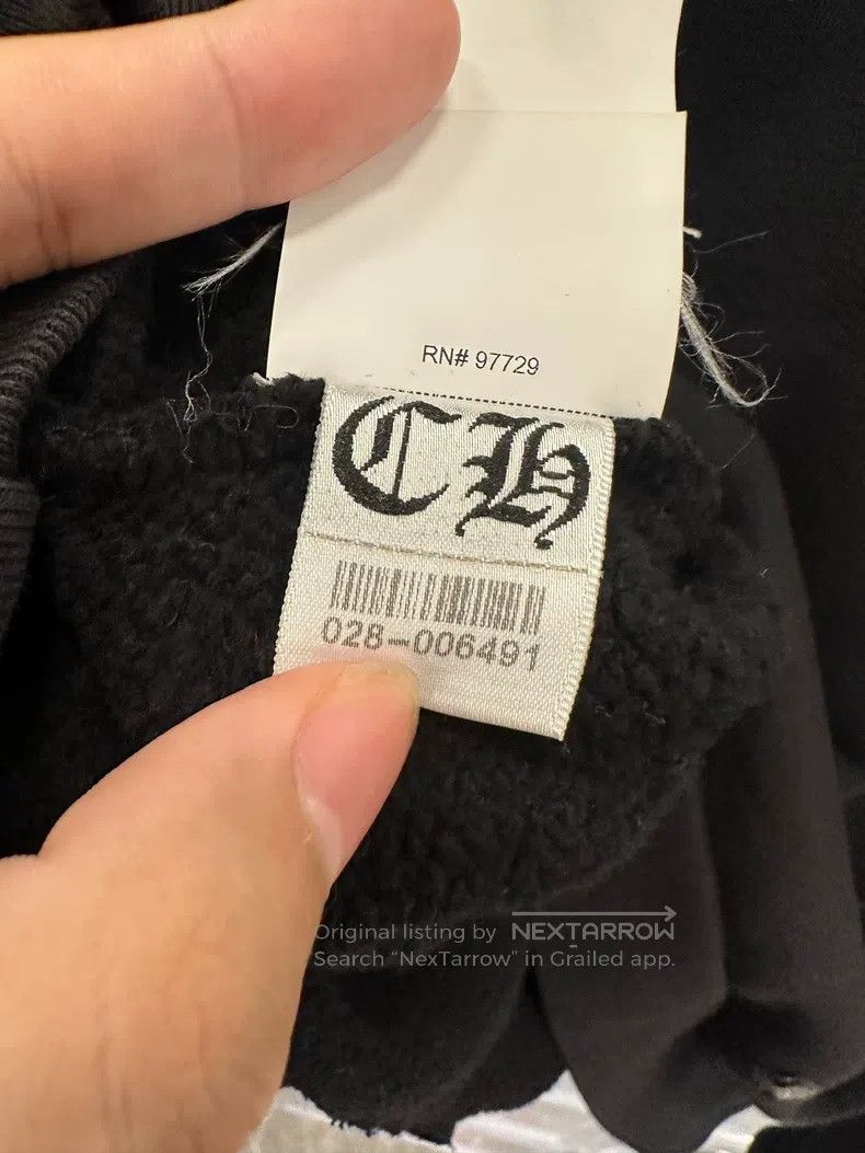 Chrome Hearts CHROME HEARTS Size S Cross-skin black half zipper sweater Size US S / EU 44-46 / 1 - 7 Thumbnail