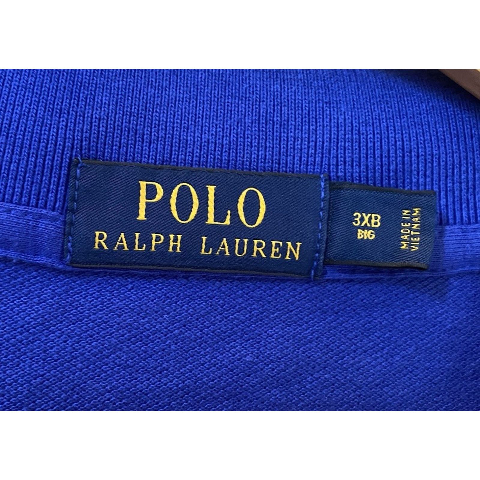 Ralph Lauren Polo Ralph Lauren Pima Polo Shirt Royal Blue Men’s 3XB Size US XXL / EU 58 / 5 - 2 Thumbnail