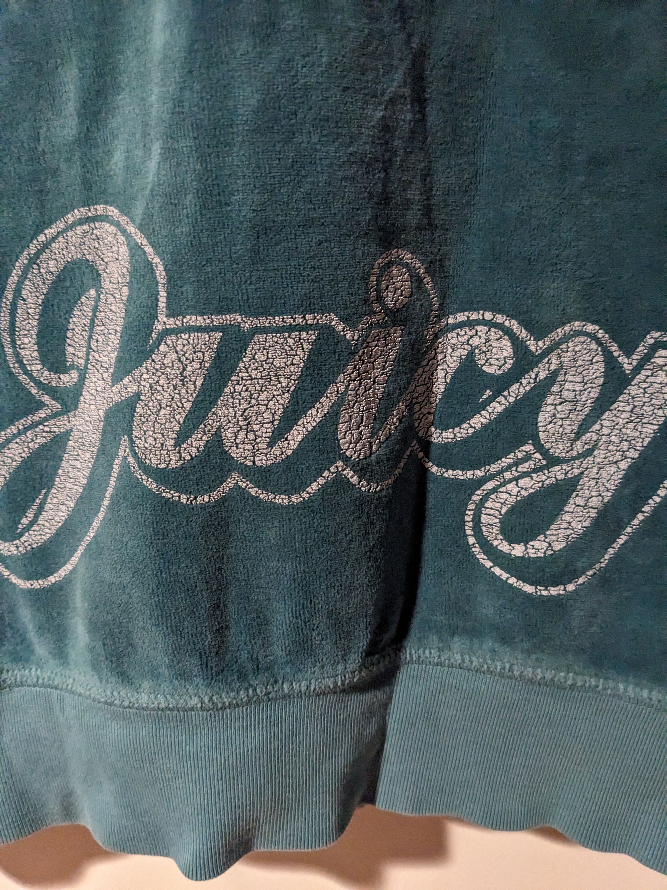 Juicy Couture × Vintage Vintage Y2K Juicy Couture Logo Womans Small Full Zip Sweater Size S / US 4 / IT 40 - 2 Thumbnail