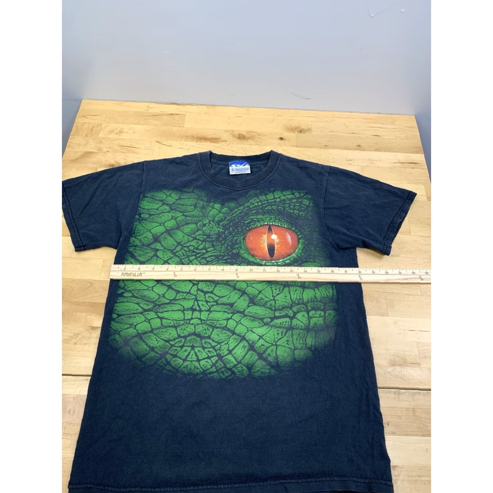 Vintage American Museum and Natural History Shirt Mens S Black Reptile Eye Size US S / EU 44-46 / 1 - 6 Thumbnail