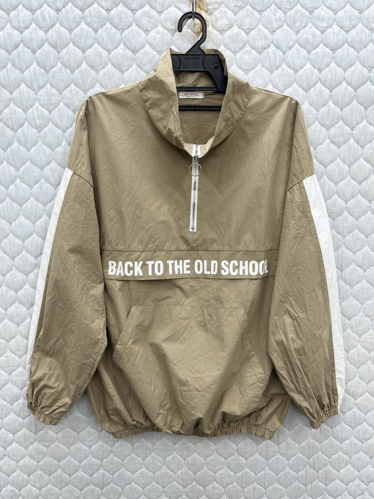 image of Archival Clothing x Avant Garde Archive Noticeboard (Back To The Old School) Pullover in Cream (Siz