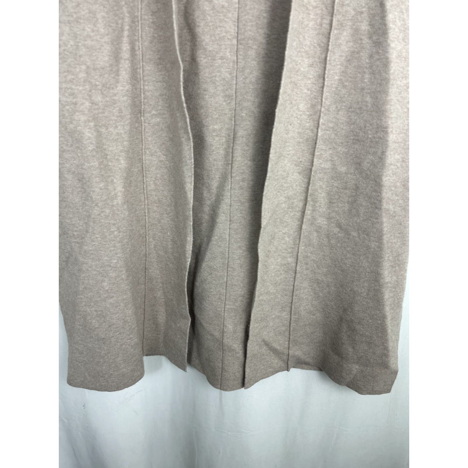 Banana Republic Banana Republic Cardigan Womens Small Open Duster Light Taupe Brown Nylon Polyester Viscose Long Sleeve sweaters Size S / US 4 / IT 40 - 6 Thumbnail