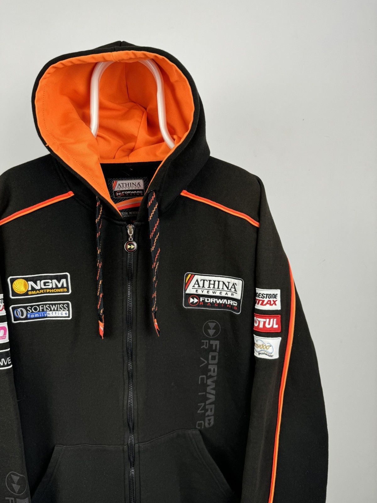 Vintage Vintage Athina Eyewear Forward Racing Zion Hoodie Motul Size US XXL / EU 58 / 5 - 2 Thumbnail