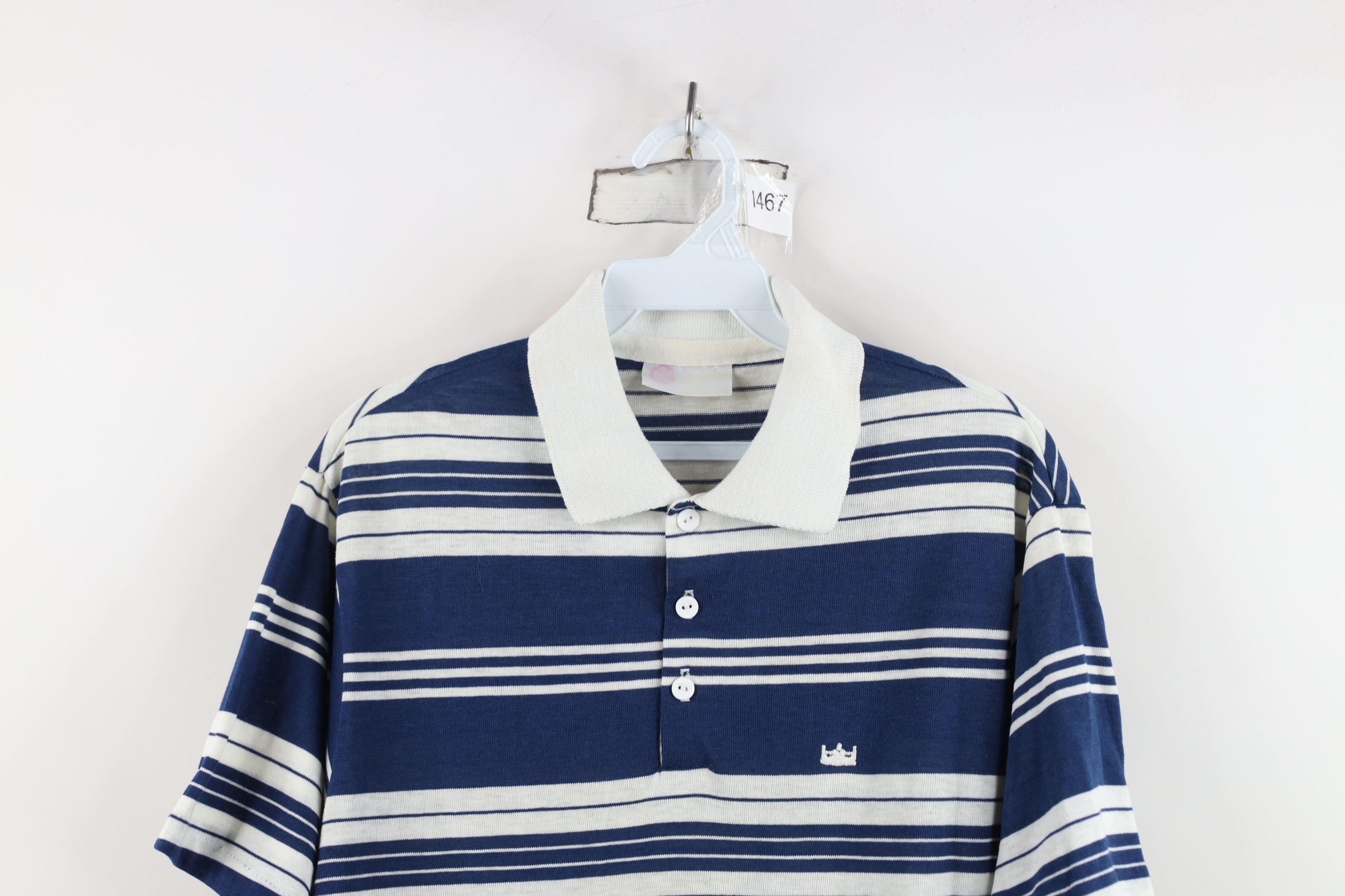 Vintage Vintage 70s Streetwear Block Knit Collared Golf Polo USA Size US M / EU 48-50 / 2 - 2 Thumbnail