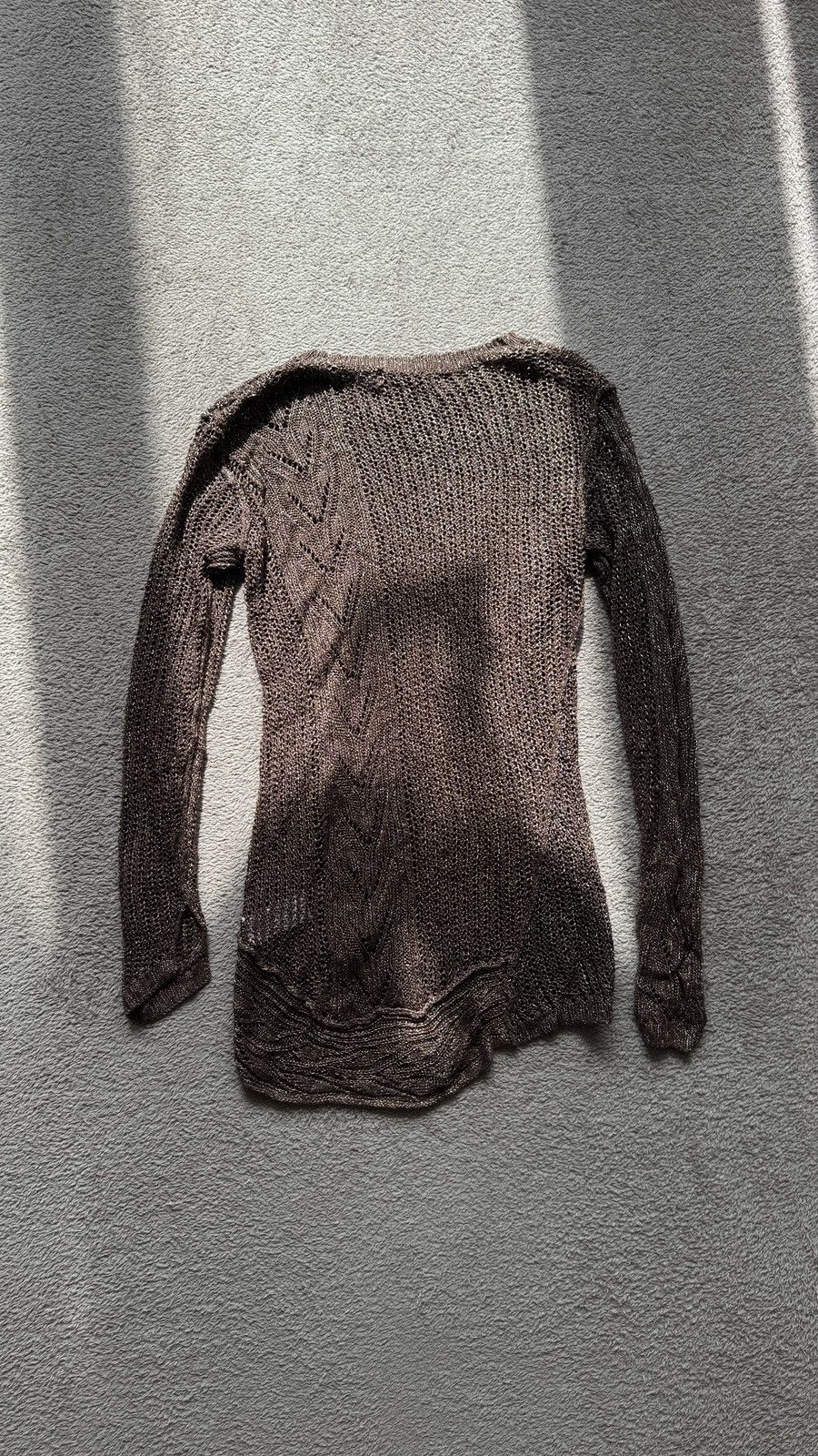 Le Grande Bleu (L.G.B.) Metallic Margiela Rick Owens Yohji LGB Vibe Mesh LongSleeve Size M / US 6-8 / IT 42-44 - 4 Thumbnail