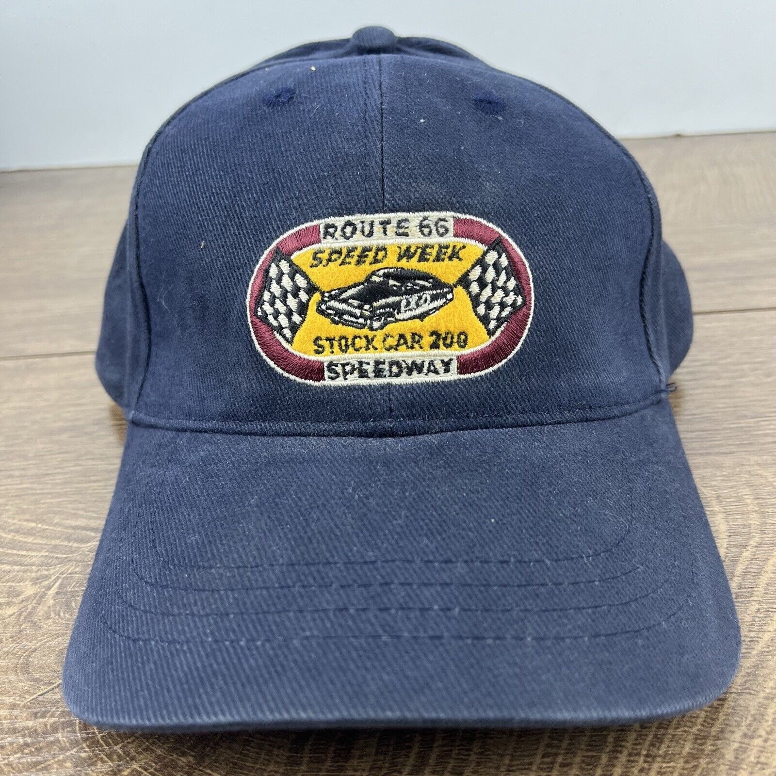 Other Route 66 Speedway Hat Speed Week Hat Blue Cap Adjustable Blu Size ONE SIZE - 4 Thumbnail