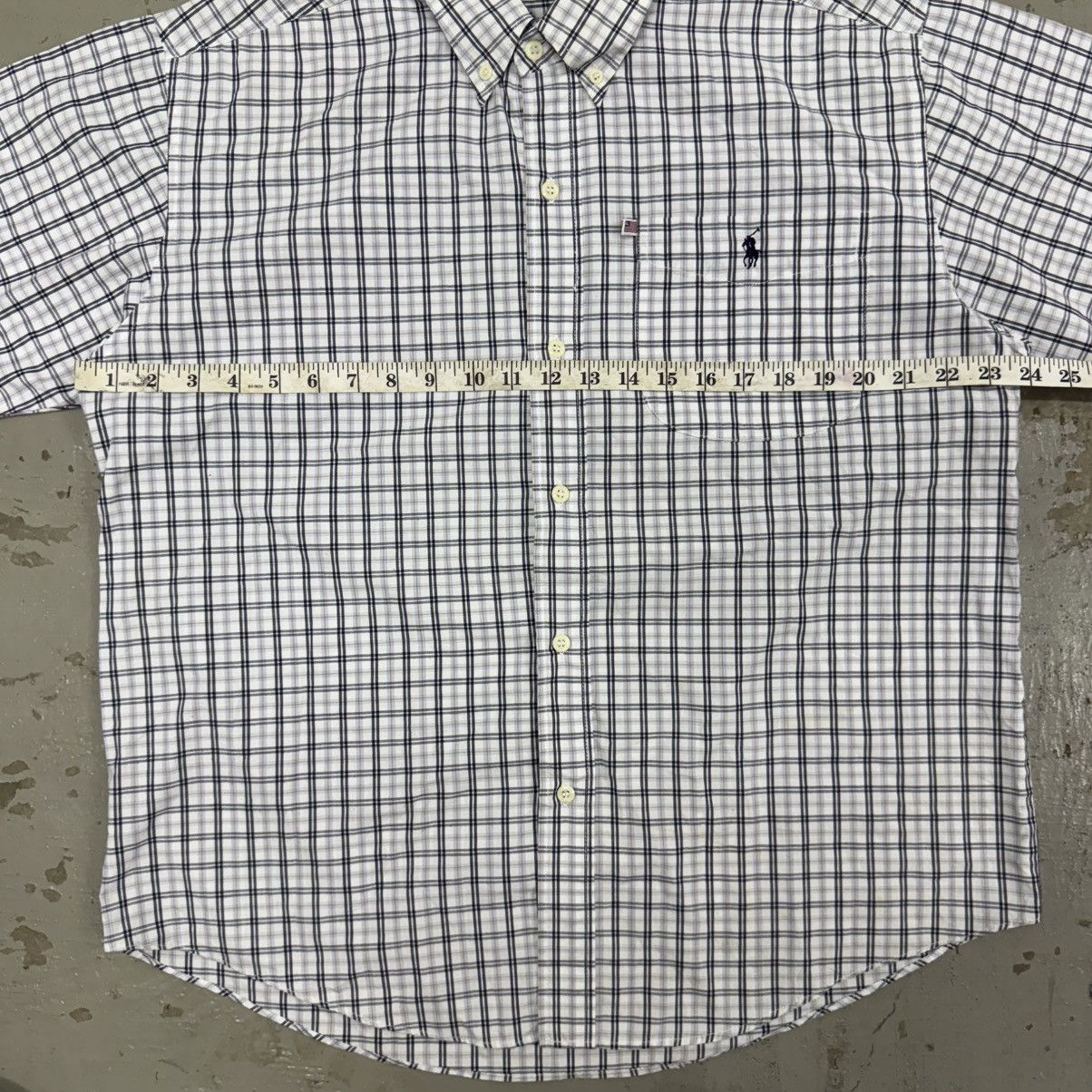 Polo Ralph Lauren Polo Jeans RL Short Sleeve Checked Shirt Size US L / EU 52-54 / 3 - 4 Thumbnail
