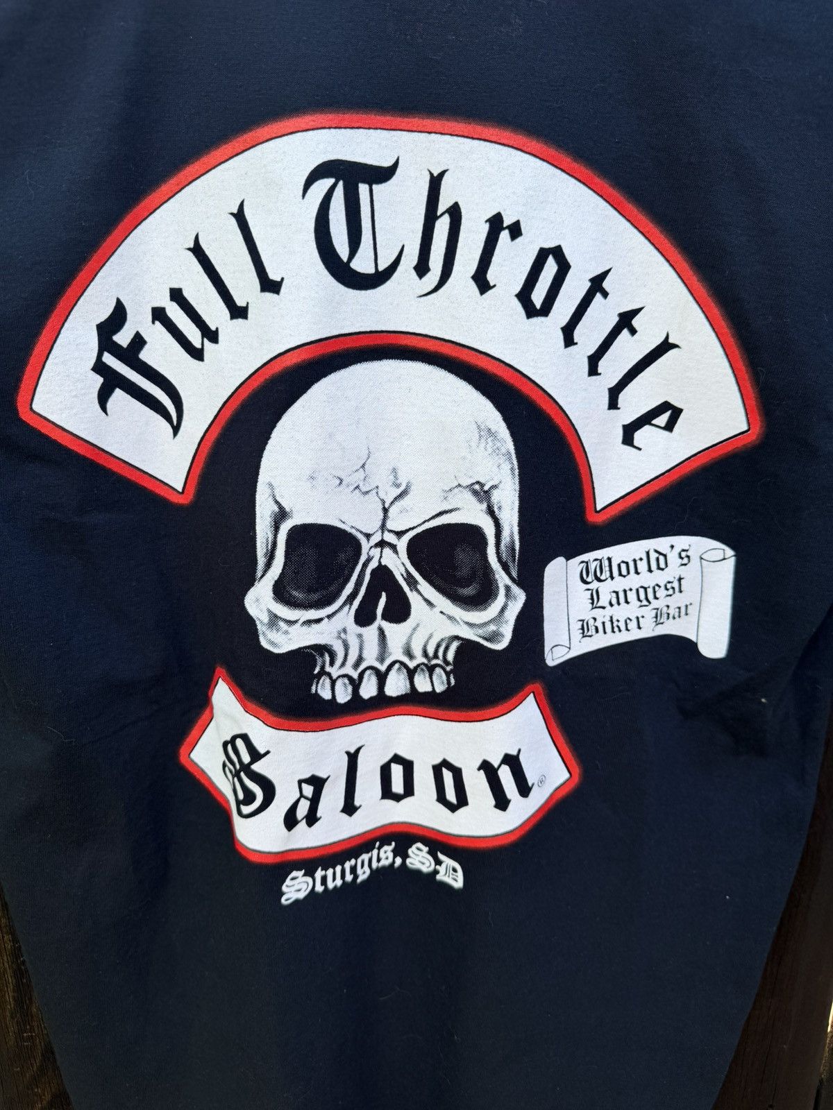 Vintage VTG Full Throttle Saloon Biker Bar tee Size Medium Size US M / EU 48-50 / 2 - 5 Thumbnail