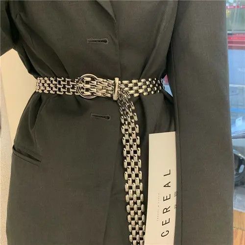 Designer Vintage Vintage Belt Riveted Belts Menswear Accessories Size ONE SIZE - 1 Thumbnail
