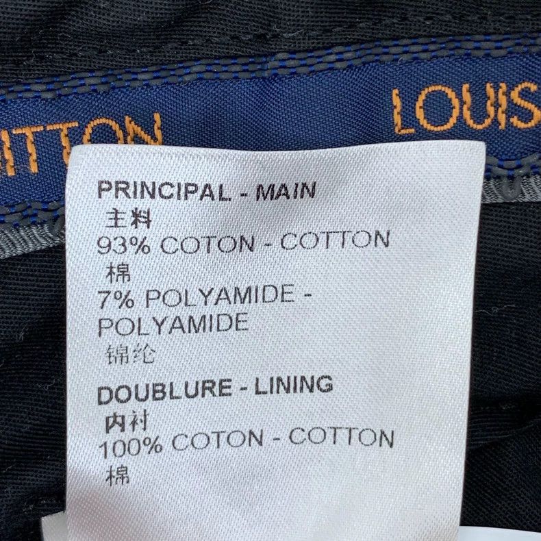 Louis Vuitton Louis Vuitton Black cotton straight leg jeans with logo pr Size US 38 / EU 54 - 8 Thumbnail