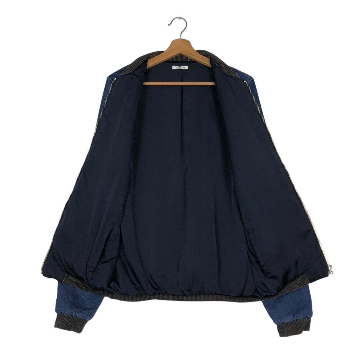 Japanese Brand 🔥VINTAGE DENIM BOMBER JACKET THE DAYZ TOKYO ISSEY MIYAKE Size US M / EU 48-50 / 2 - 13 Thumbnail