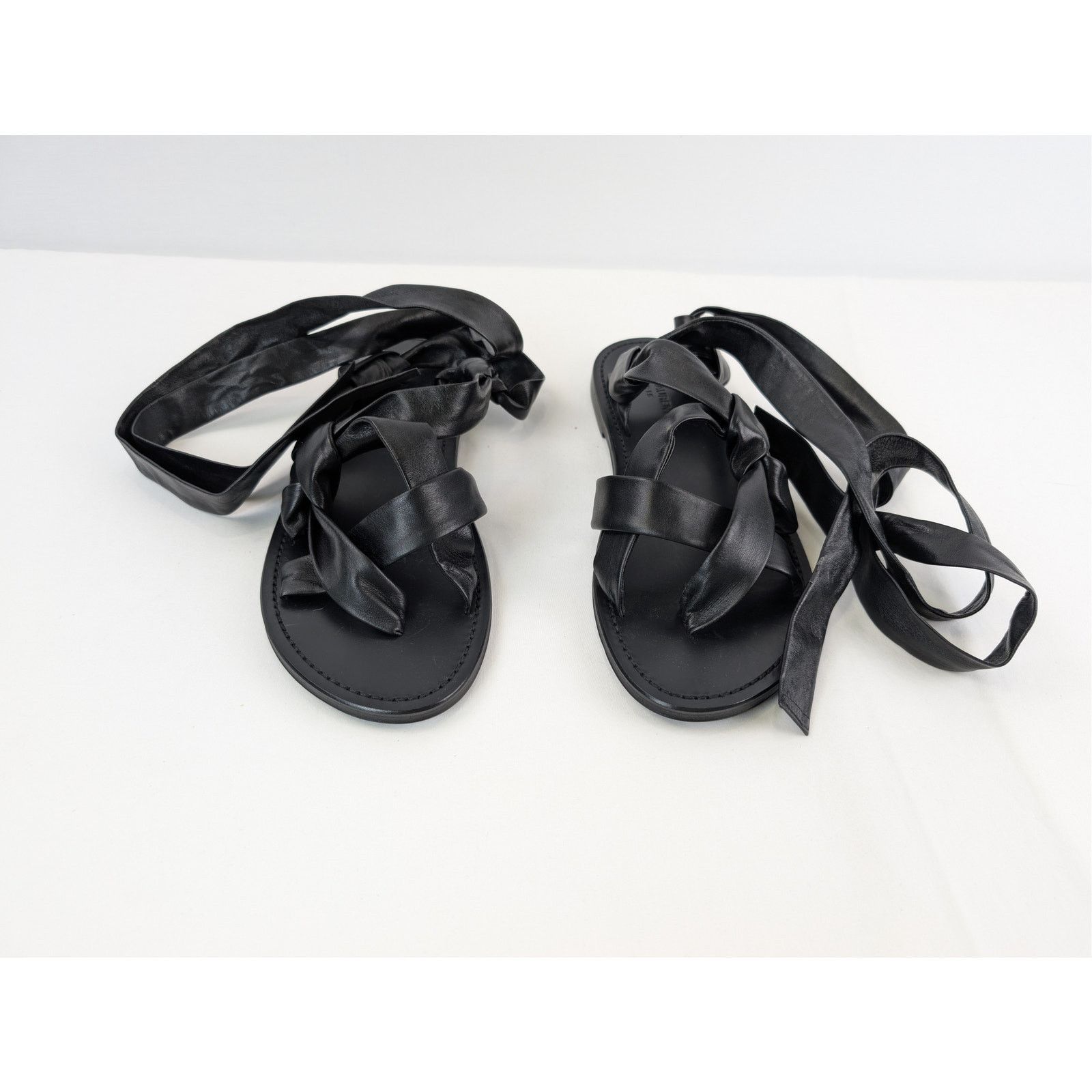 Saint Laurent Paris o1rshd1 Nolan Sandal in Nero Size US 12 / EU 45 - 8 Thumbnail