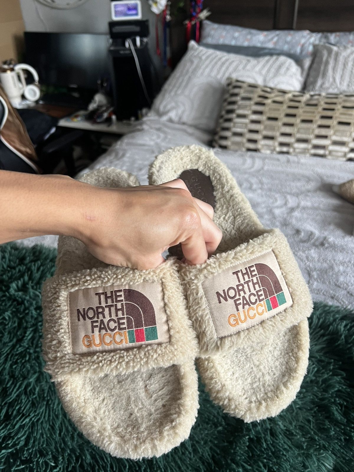 Gucci × The North Face The North Face x Gucci Merino Wool Slides Size 9 Size US 8 / EU 41 - 2 Thumbnail