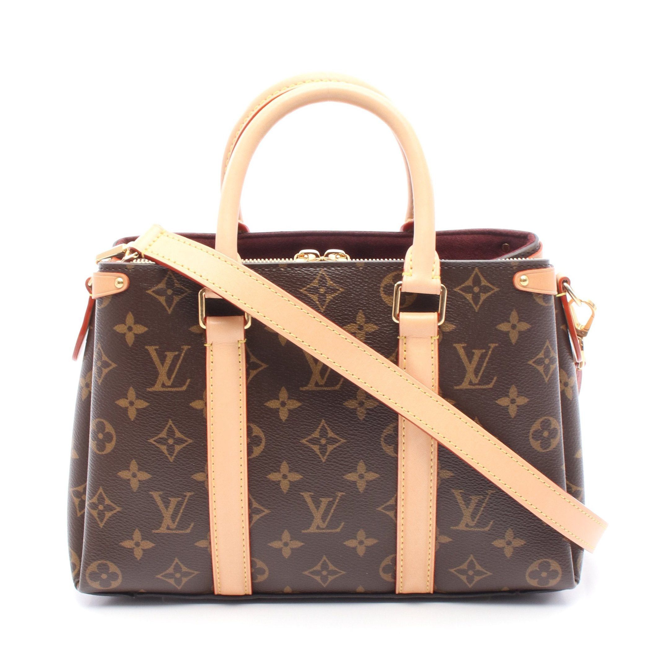 Louis Vuitton Louis Vuitton Soufflot Bb Monogram Handbag Leather Brown Size ONE SIZE - 1 Thumbnail