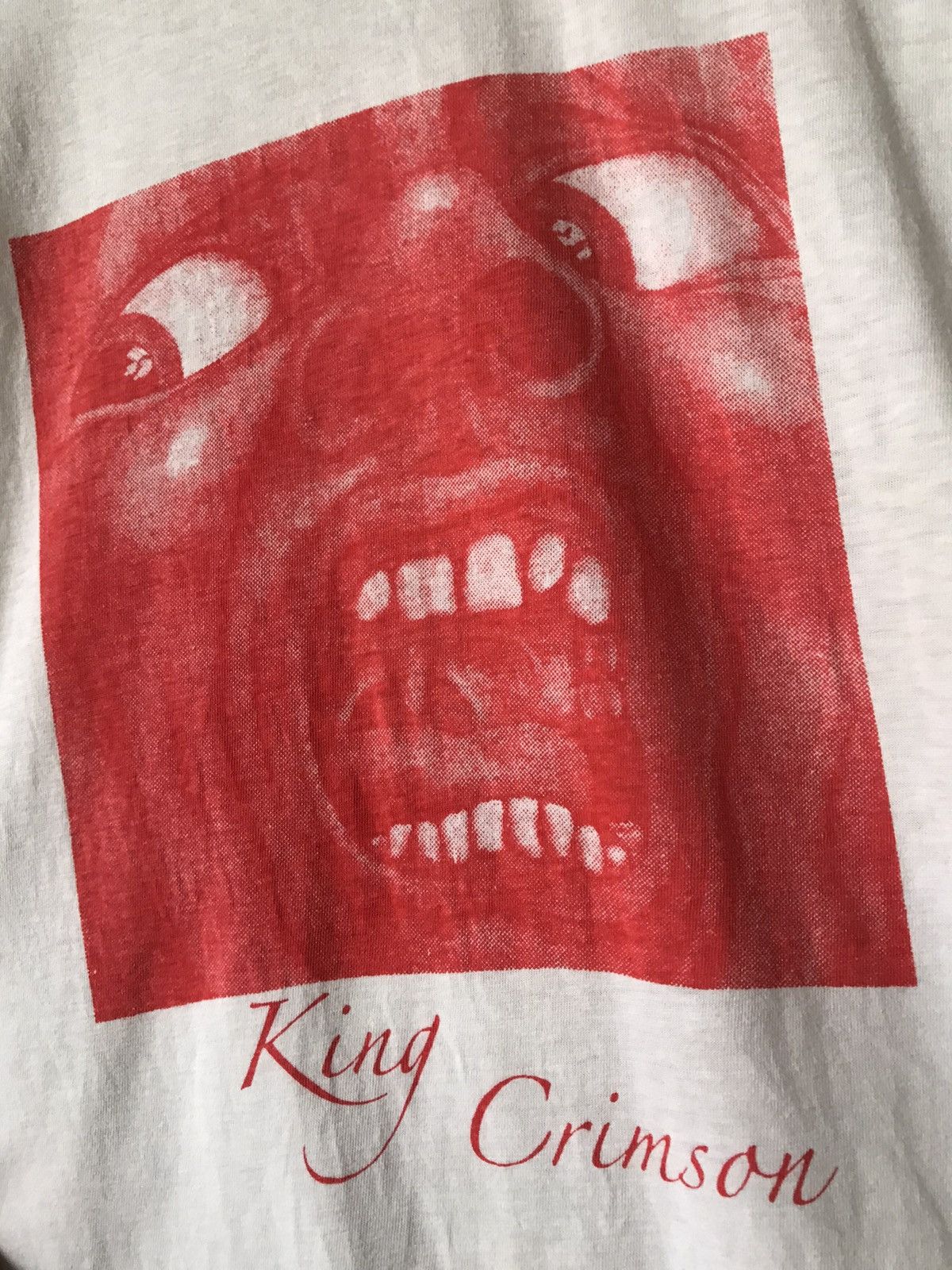 Band Tees × Vintage Vintage 80s King Crimson Shirt Size US L / EU 52-54 / 3 - 3 Thumbnail