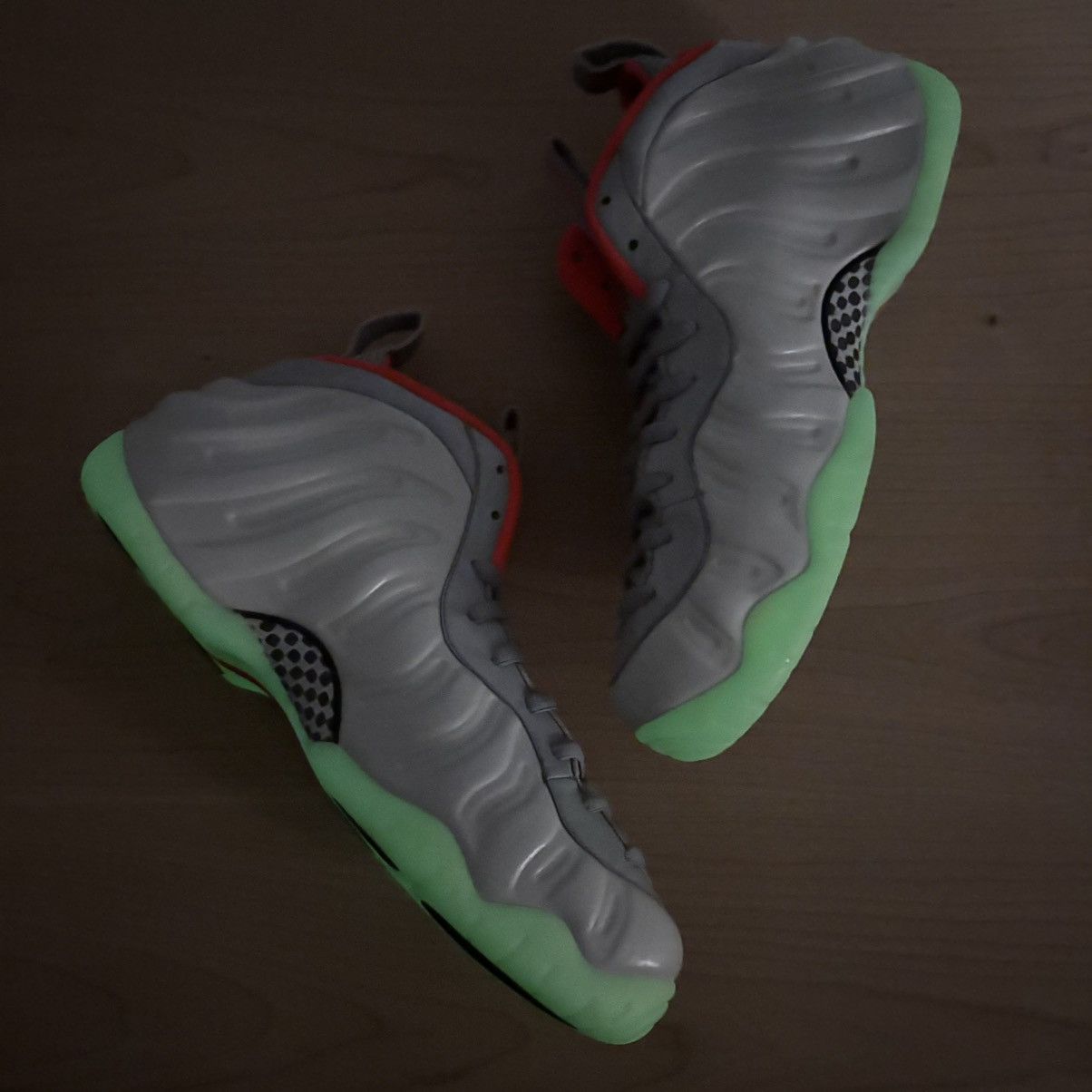 Nike Size 10.5-Nike Foamposite Premium Pure PlatinumNO BOX/INSOLE Size US 10.5 / EU 43-44 - 14 Thumbnail