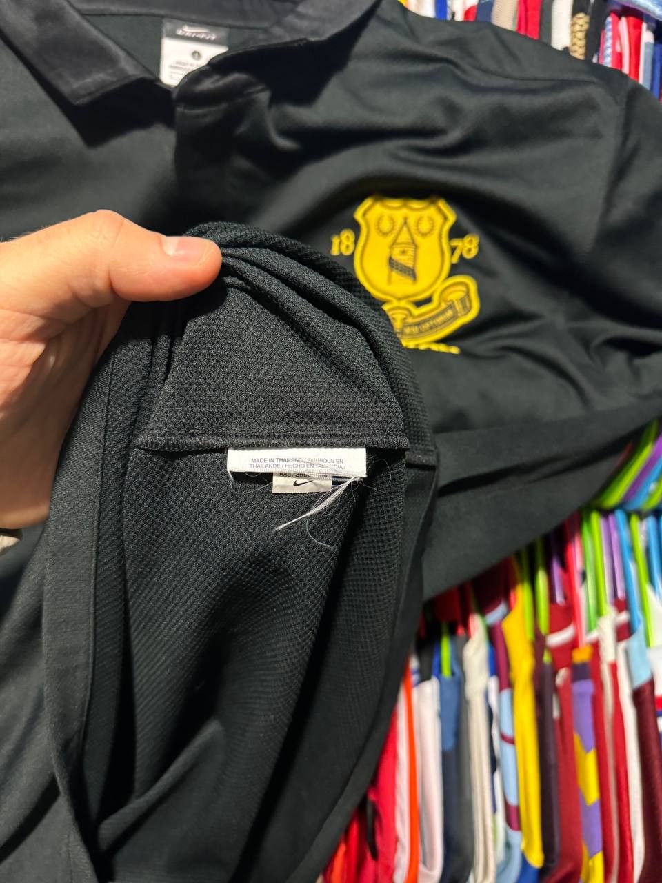 Nike × Vintage FERGUSON Vintage Everton 2012/13 Nike Soccer Jersey Size US L / EU 52-54 / 3 - 15 Thumbnail