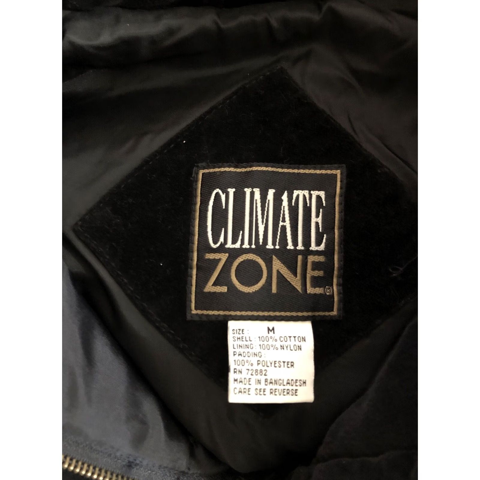 Velvet VINTAGE comfort zone Vest Womens M Black Velvet BIK Zip Snap Pockets Mock Collar 90s Y2K Size M / US 6-8 / IT 42-44 - 4 Thumbnail