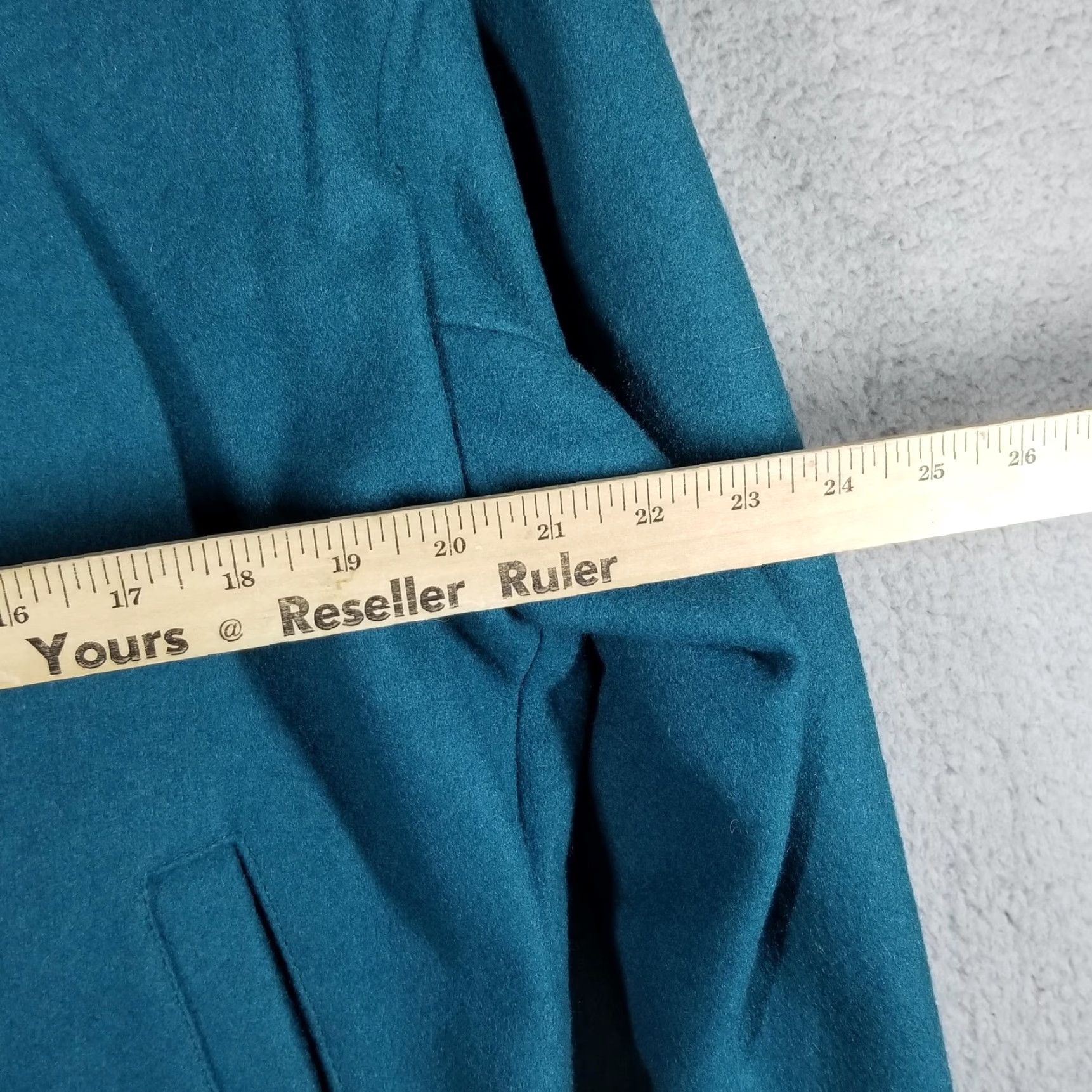 Eddie Bauer VINTAGE Eddie Bauer Jacket Mens M Teal Wool Blend Bomber 1990s Casual Mens Size US M / EU 48-50 / 2 - 7 Thumbnail