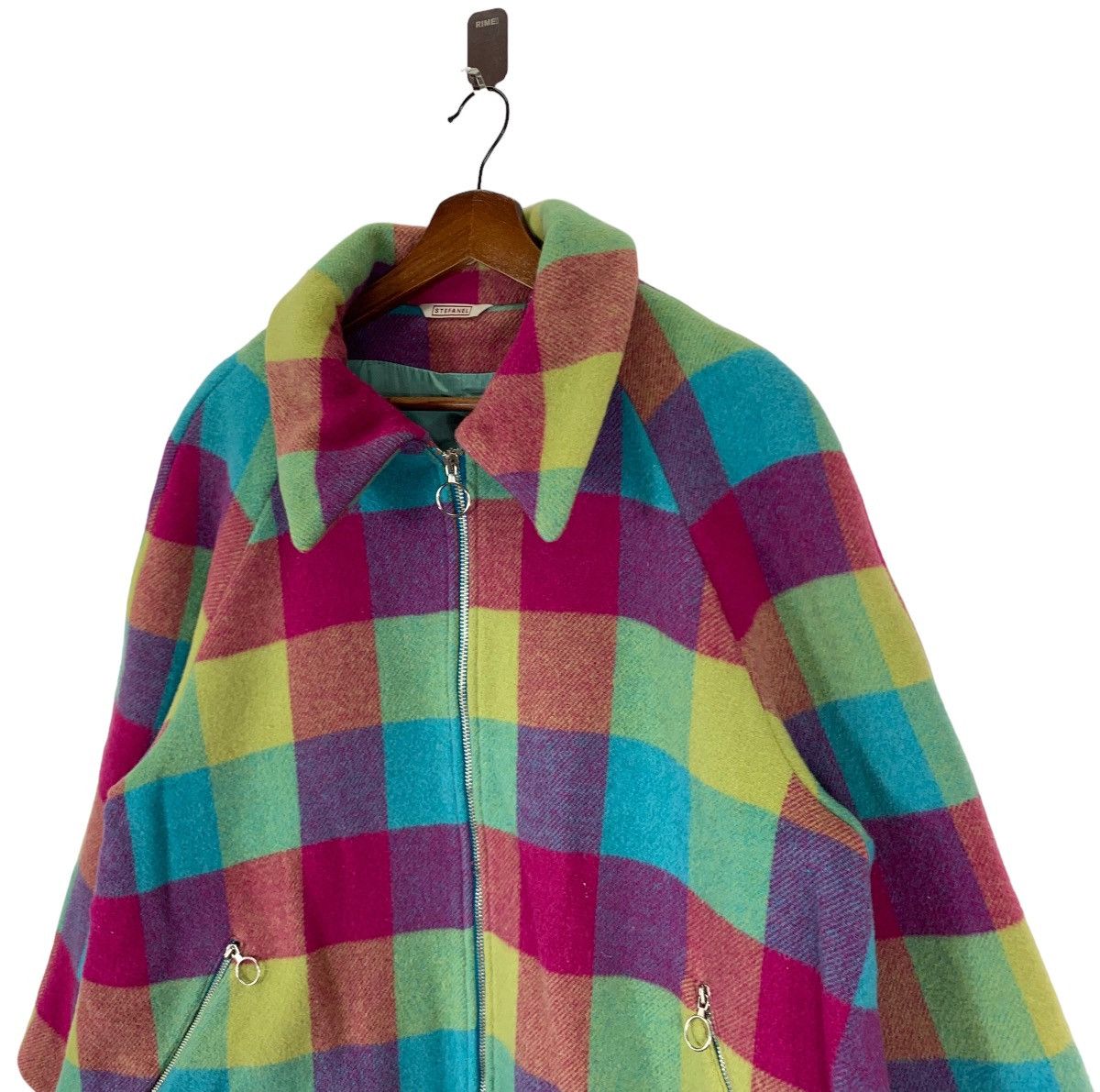 Designer VINTAGE STEFANEL MADE IN ITALY WOOL JACKET WOMEN Size M / US 6-8 / IT 42-44 - 3 Thumbnail
