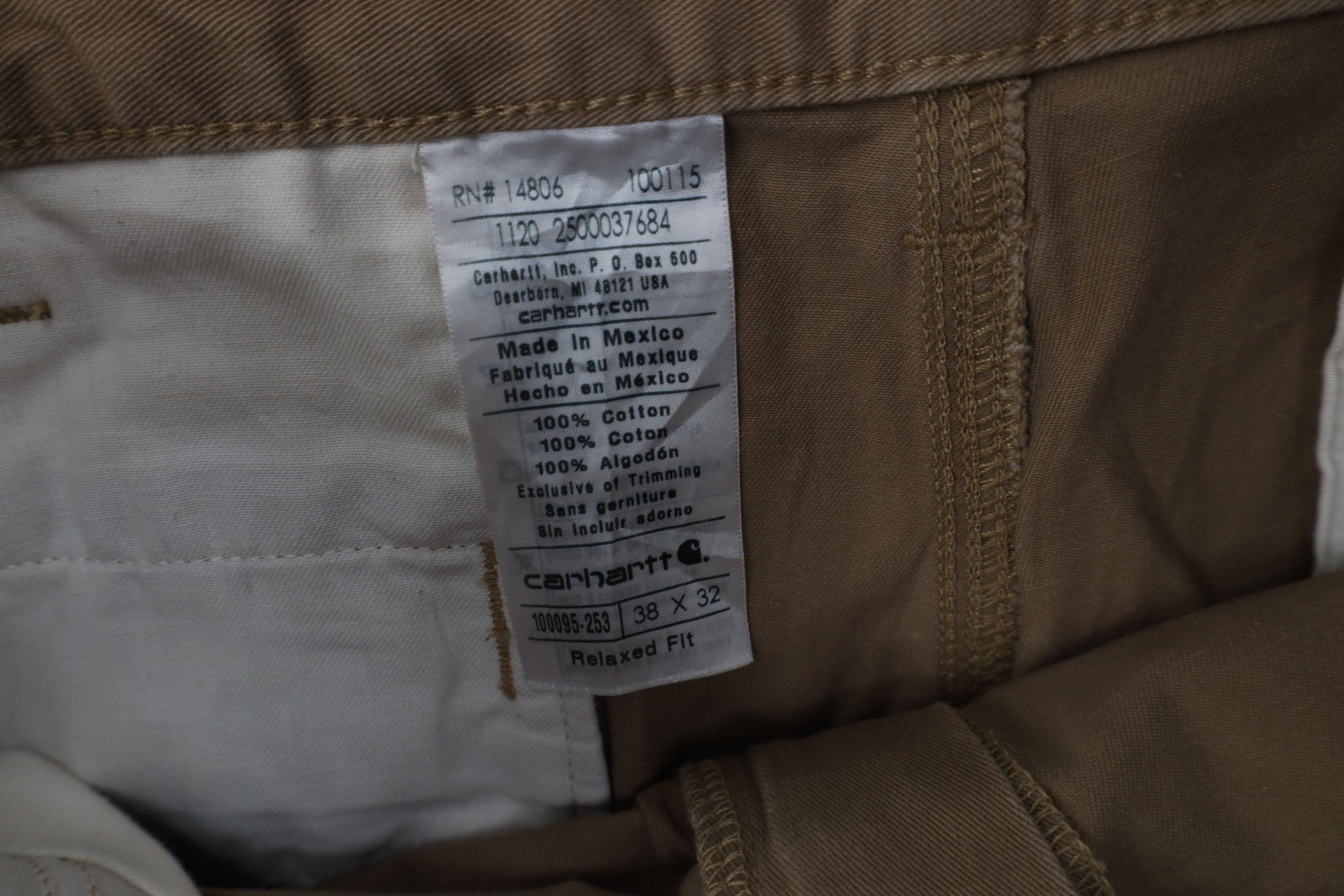 Carhartt Vintage Y2K Carhartt Wide Leg Dungaree Chino Pants Trousers Size US 38 / EU 54 - 8 Thumbnail