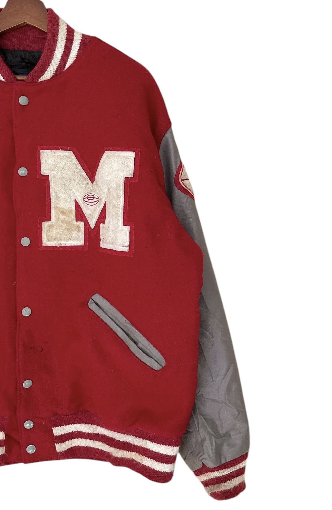 Vintage Vintage Brand Jostens Leather Varsity Jacket 1960s Size US XL / EU 56 / 4 - 4 Thumbnail
